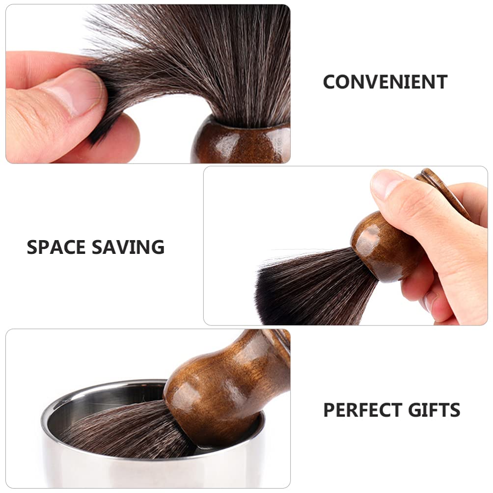 Premium Men's Beard Brush - Natural Bristle Hair Brush for Grooming, Styling & Shaving | Portable Travel Beard Care Kit | Perfect for Home, Salon & On-the-Go Use | Ideal Gift for Men's Facial Hair Maintenance