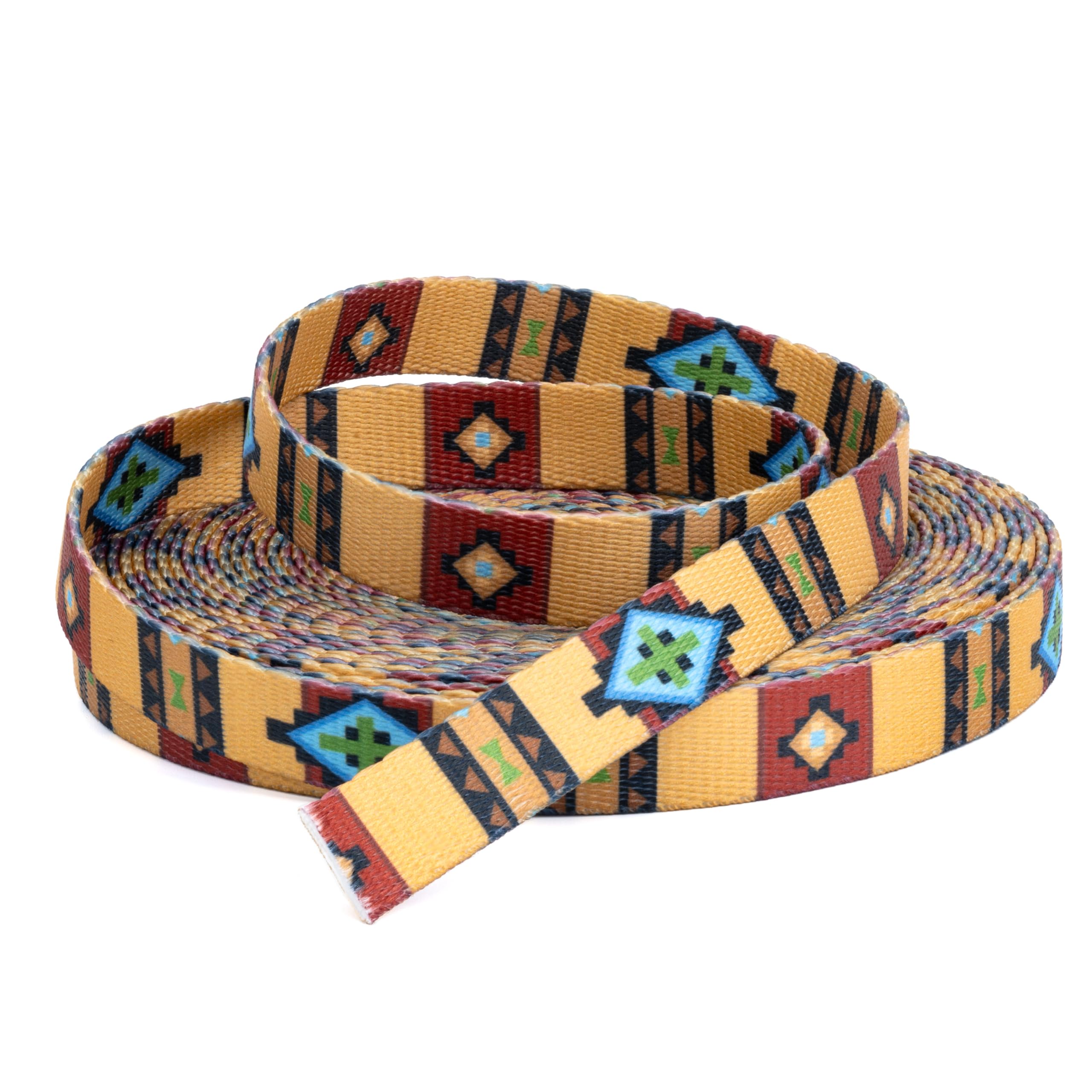 Country Brook Design - Native Arizona Polyester Webbing for Outdoor Gear, DIY Crafts & Pet Collars | Durable & Lightweight Material for Hiking, Camping & Fashion Accessories