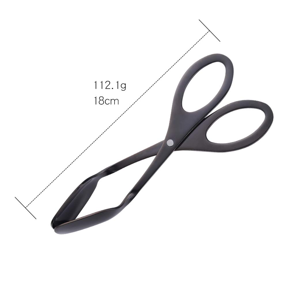 Premium Stainless Steel Bread Tongs - Kitchen Serving Tongs for BBQ, Pasta, Meat, Appetizers & Pastries - Perfect for Grilling, Baking, and Serving Steak at Parties & Outdoor Gatherings