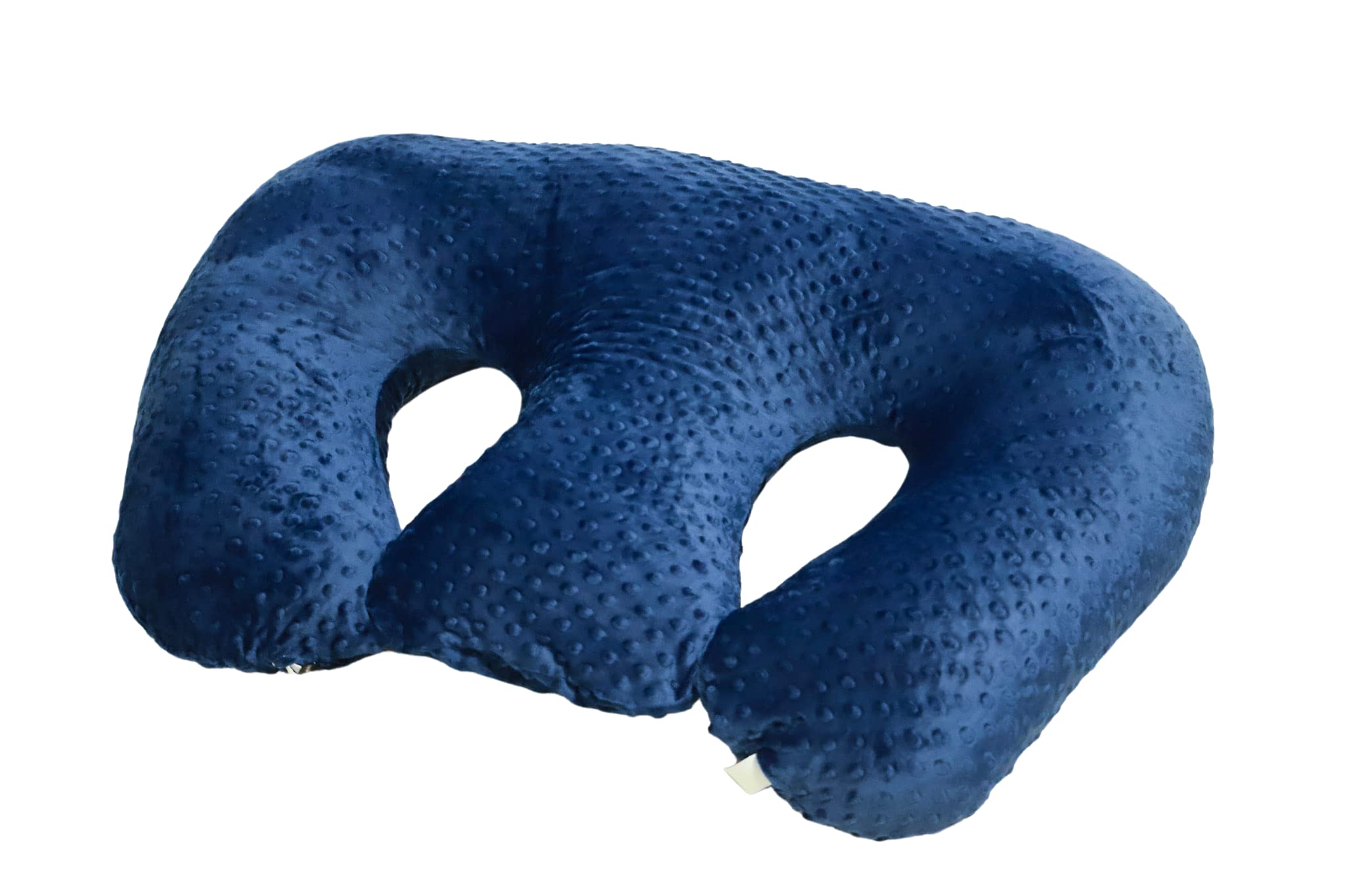 Twin Z Pillow Navy Blue - 6-in-1 Nursing Pillow for Breastfeeding, Bottle Feeding, Tummy Time, Reflux Relief & Support | Perfect for Newborns, Twins & Moms (Home, Hospital & Travel Use)