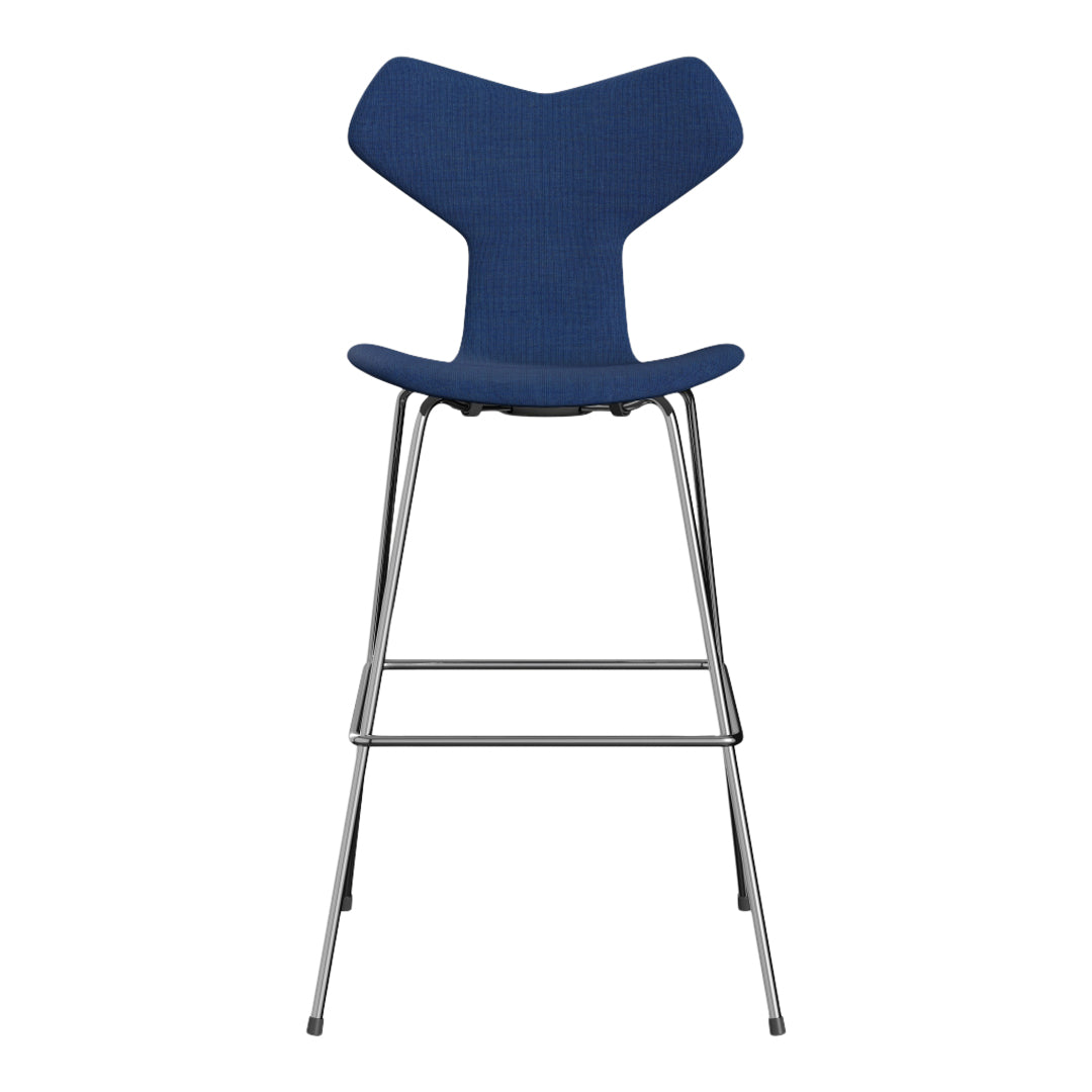 Grand Prix Bar Chair 3139 - Fully Upholstered Counter Stool with Metal Base - Perfect for Kitchen Islands, Bars & Home Decor
