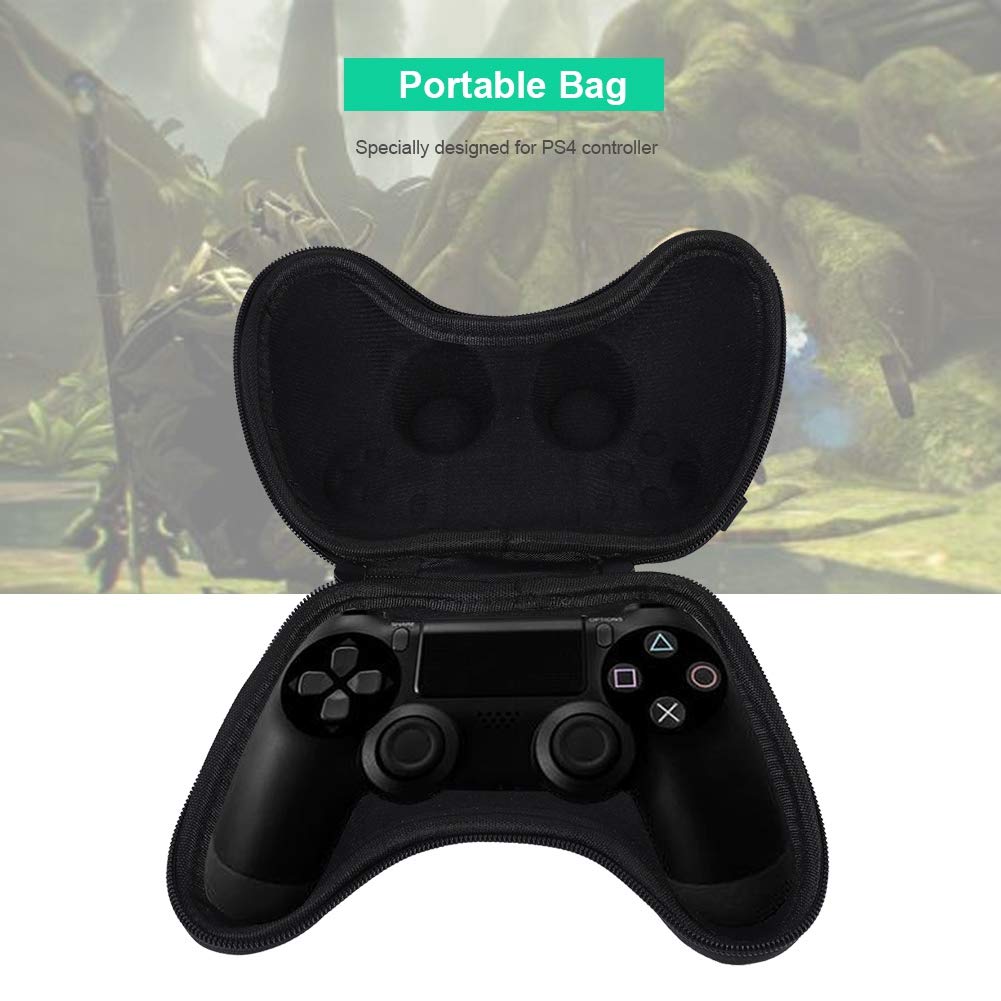 PUSOKEI Tangxi Portable Controller Travel Case - Fits 4 Game Controllers | Durable Storage Bag for PS5, Xbox, Switch | Perfect for Travel, Gaming Parties & Organized Storage