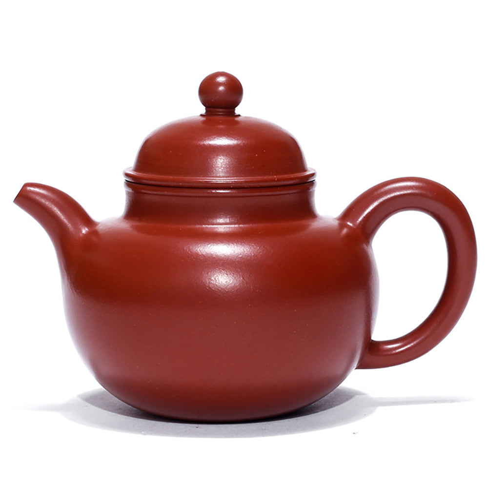 Premium Red Clay Big Belly Teapot - Handcrafted Yixing Style Teapot for Oolong & Pu-erh Tea | Perfect for Tea Ceremonies, Home Decor & Gift Giving
