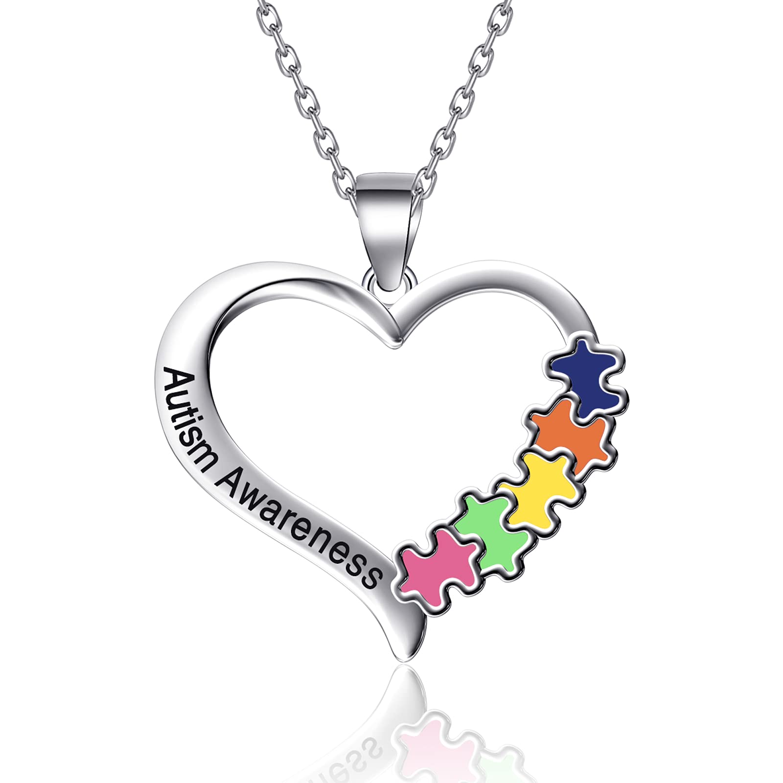 WSNANG Autism Awareness Keychain - Support Gift for Autistic Individuals, Jewelry for Autism Acceptance - Perfect for Daily Use, Fundraisers & Awareness Events