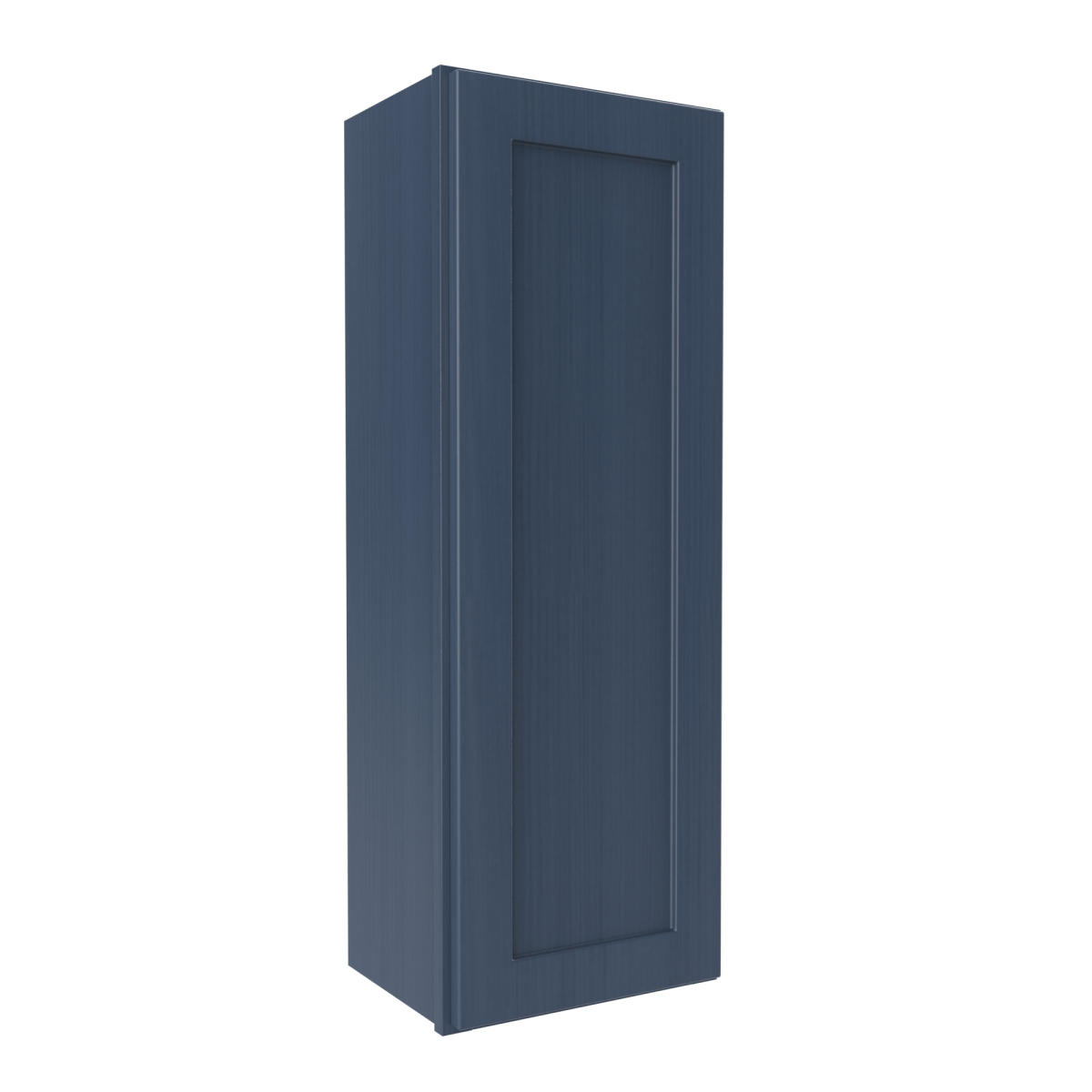 42 Inch Blue Shaker Wall Cabinet - 15W x 42H x 12D RTA Ready-to-Assemble Kitchen Storage for Bathroom, Laundry Room & Garage Organization