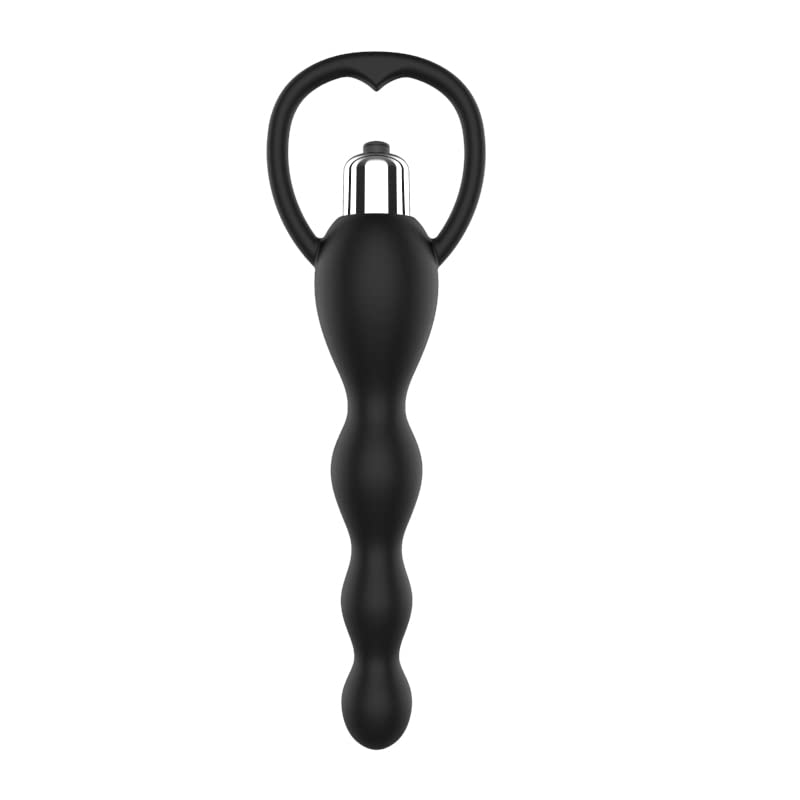 Premium Vibrating Anal Beads Set - Rechargeable Silicone Anal Vibrator with Remote Control for Couples Play & Solo Stimulation - Perfect for BDSM, Foreplay & Enhanced Pleasure