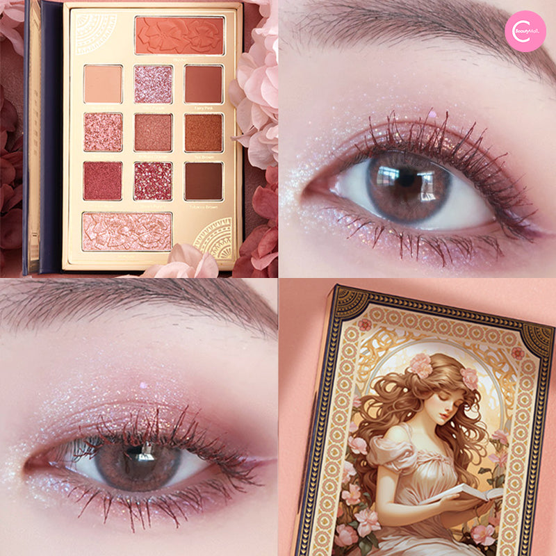 LANSUR Twilight Fairy Eye & Cheek Palette - 6-in-1 Shimmer & Matte Makeup Set for Eyeshadow & Blush - Perfect for Party, Date Night & Special Occasions
