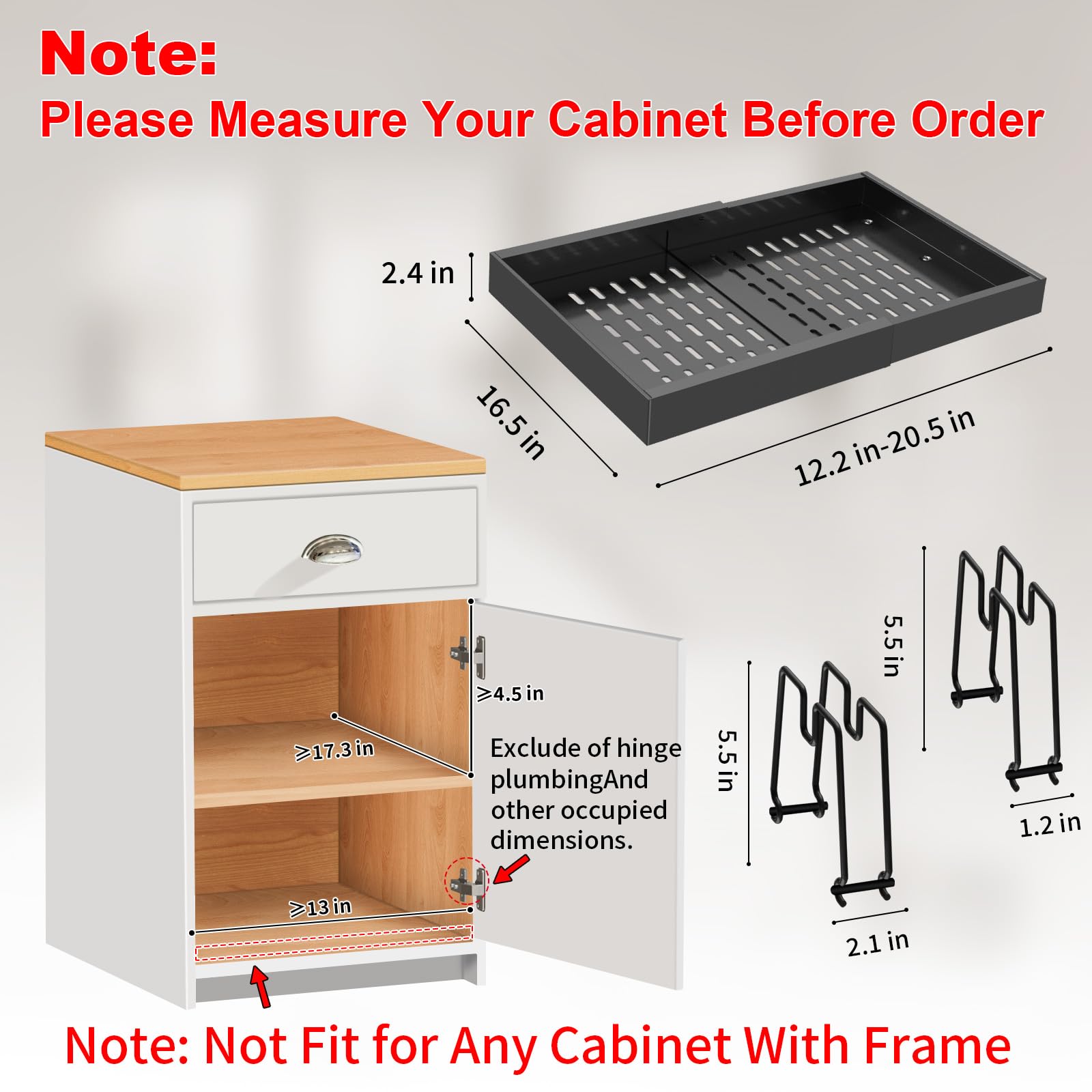 Expandable Pull Out Cabinet Organizer (12