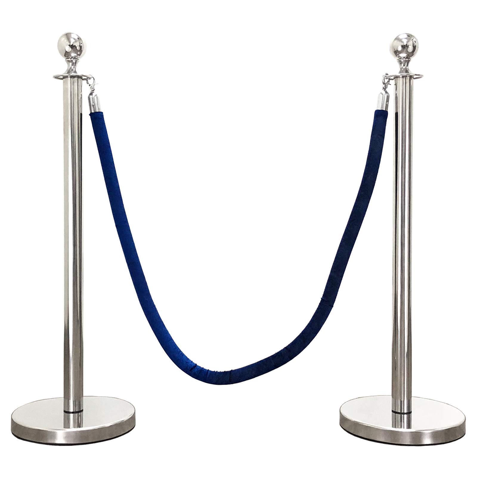 3-Piece Mirror Crown Top Rope Stanchion Set - 96