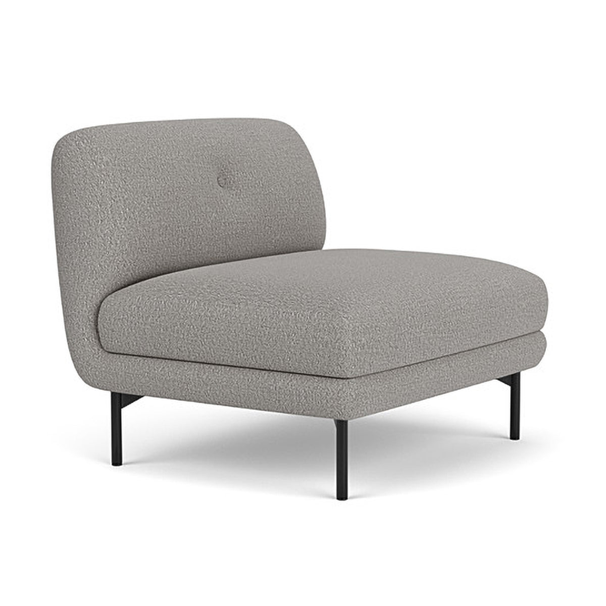 Alfred Boucle Modular Armless Sectional Sofa - Modern Comfort for Living Room, Lounge & Office Spaces