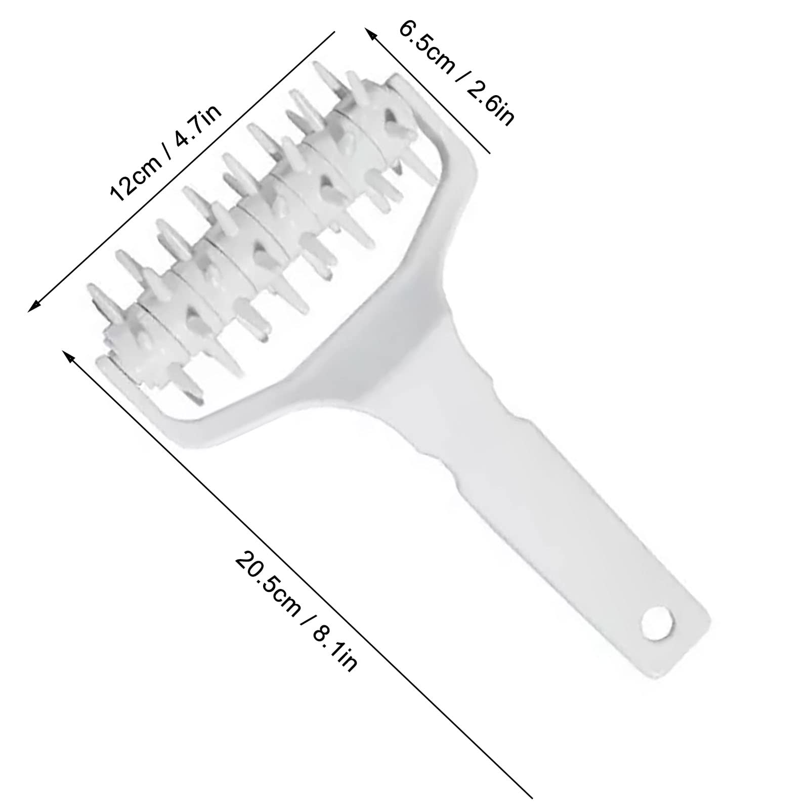 Stainless Steel Dough Docker Roller - Professional Pizza Dough Puncher & Hole Maker for Perfect Crust - Essential Baking Tool for Homemade Pizza, Bread & Pastry - Ideal for Home Bakers & Commercial Kitchens