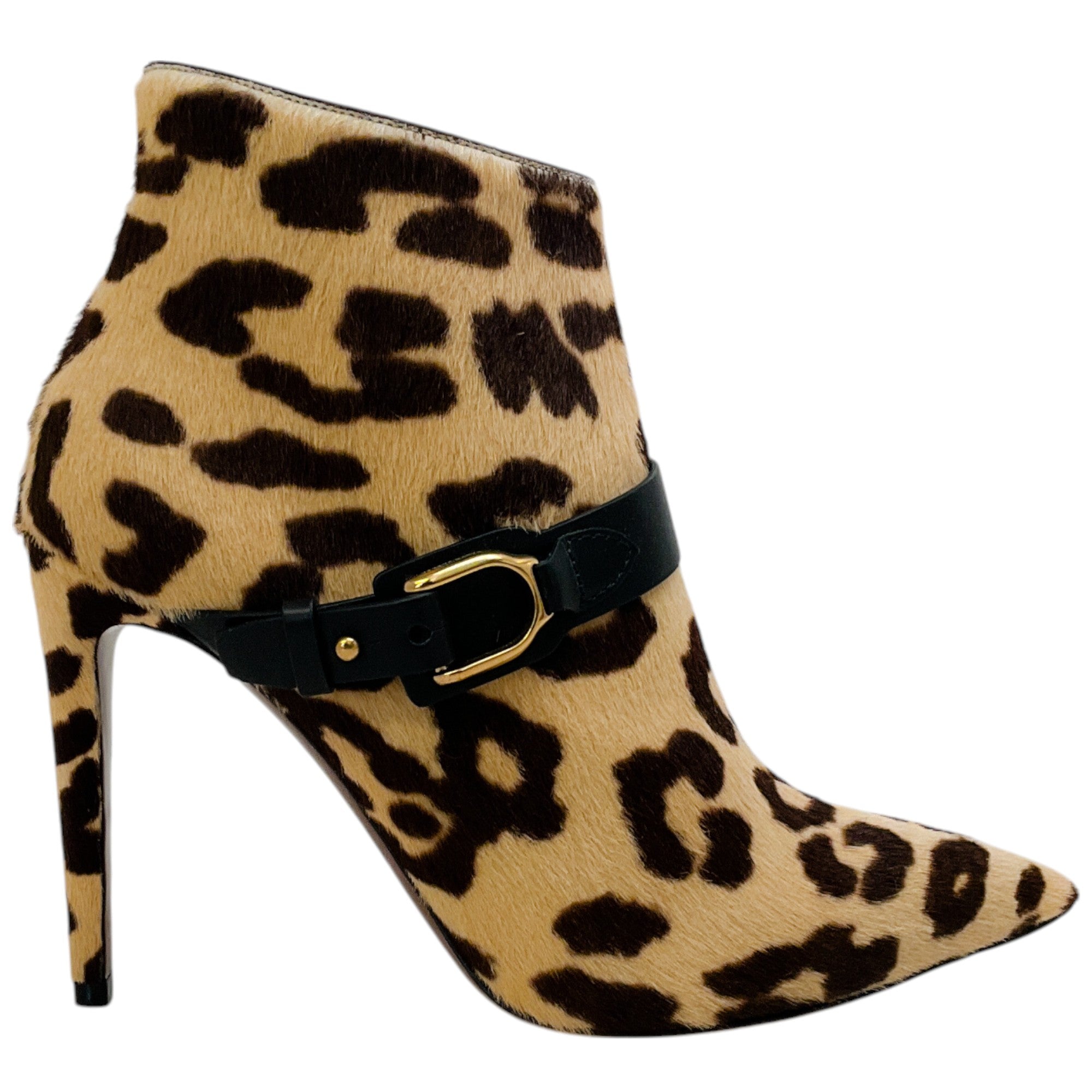 Ralph Lauren Leopard Print Calfhair Zandra Wellington Booties - Stylish Ankle Boots for Women, Fashionable Fall & Winter Footwear, Perfect for Office, Party & Casual Outings