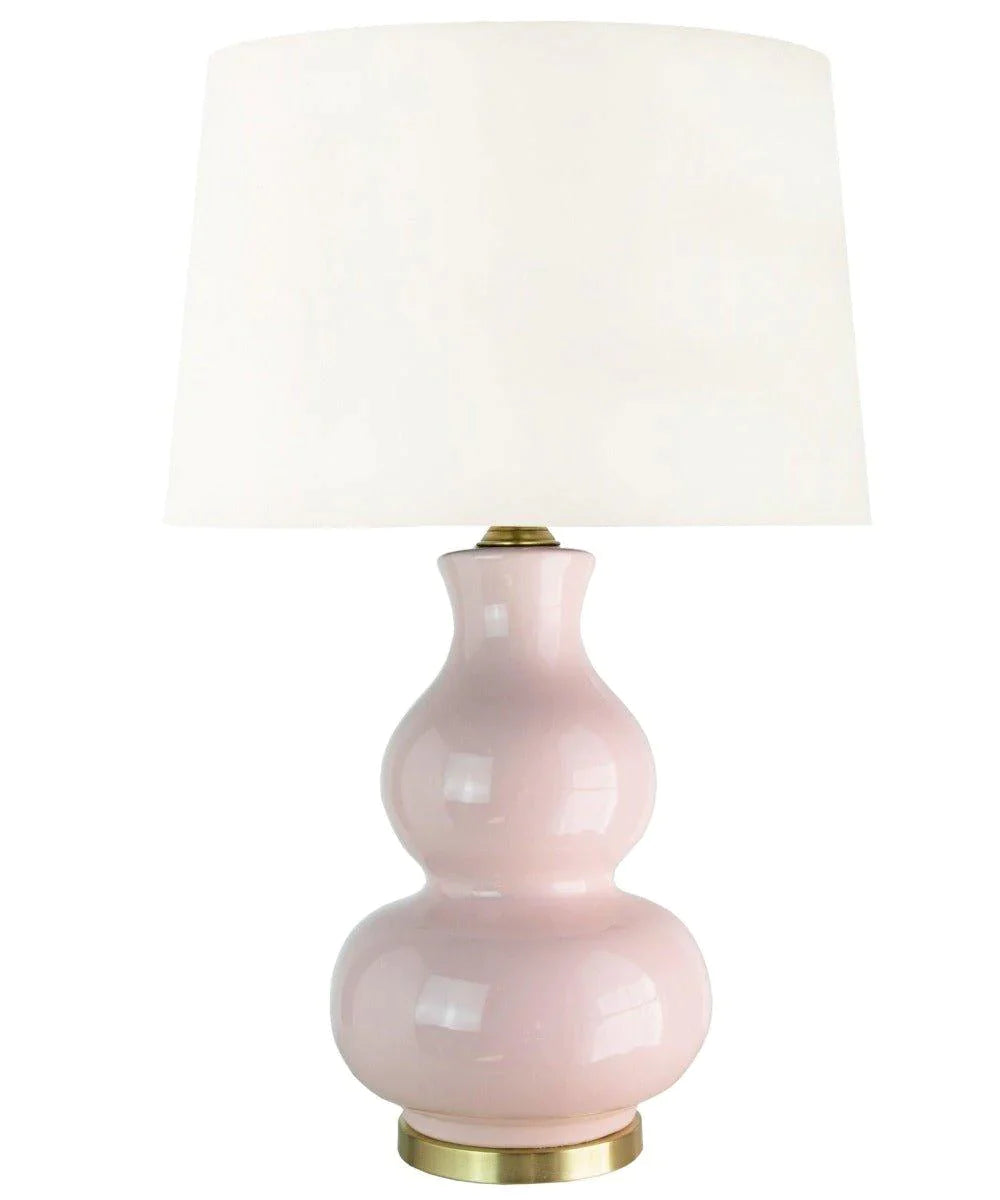 Alexandria Gourd Table Lamp - Modern Handcrafted Ceramic Nightstand Light for Bedroom, Living Room & Office Decor - Perfect Ambient Lighting for Reading Nook or Cozy Corner