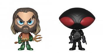 Aquaman & Black Manta Vynl Two-Pack Collectible Figures - DC Comics Superhero Action Figures for Display & Collection - Perfect for Home Decor, Office Desk, and Comic Book Fan Gifts