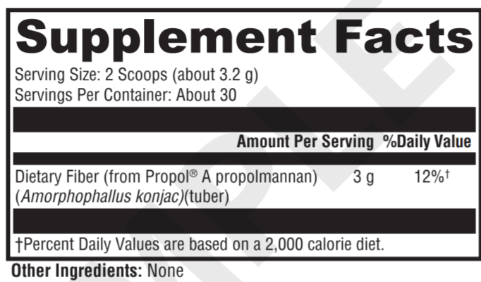 OptiFiber® Lean Powder - Premium Dietary Fiber Supplement for Weight Management & Digestive Health | Supports Gut Health & Metabolism - Ideal for Smoothies, Shakes & Healthy Recipes