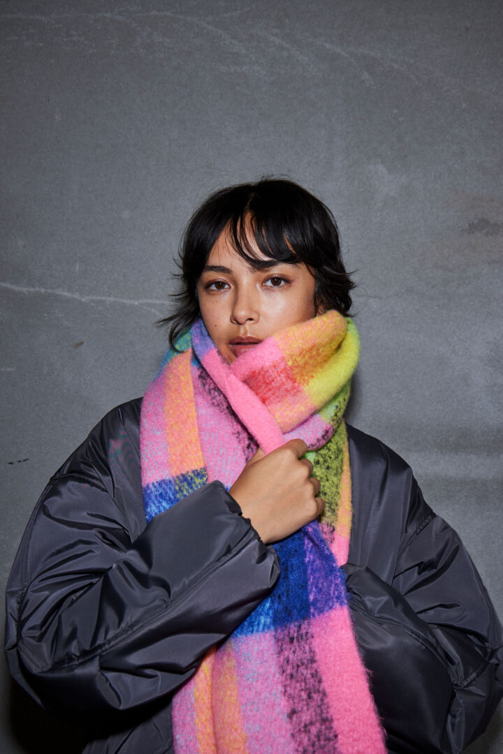 Dima Scarf for Women - Soft & Lightweight Super Pink Fashion Scarf - Perfect for Winter, Fall, and Everyday Outfits