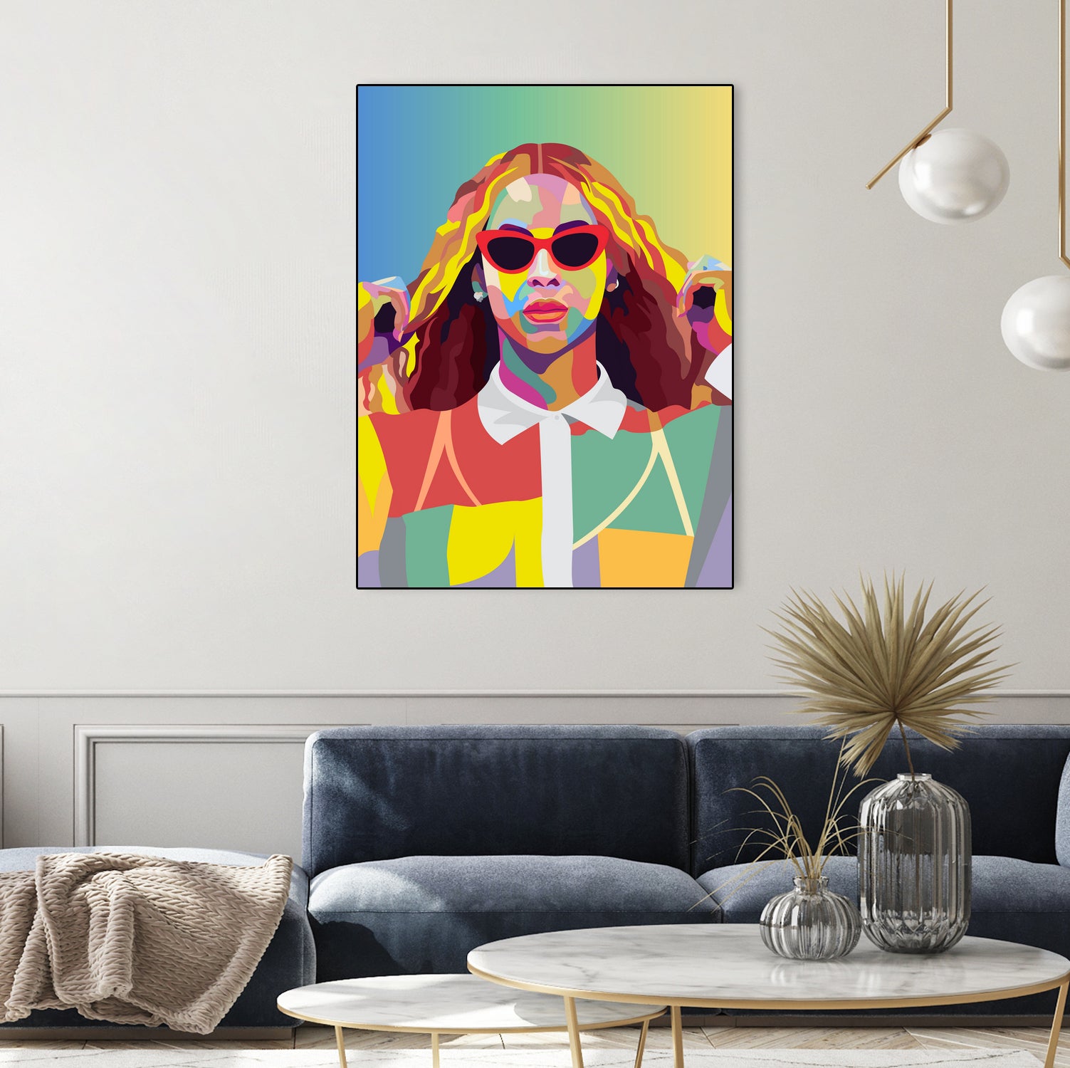 Beyoncé Music Poster - Vibrant Pop Art Wall Decor for Fans, Music Lovers & Home Aesthetic | Perfect for Bedroom, Living Room & Music Studio Decor