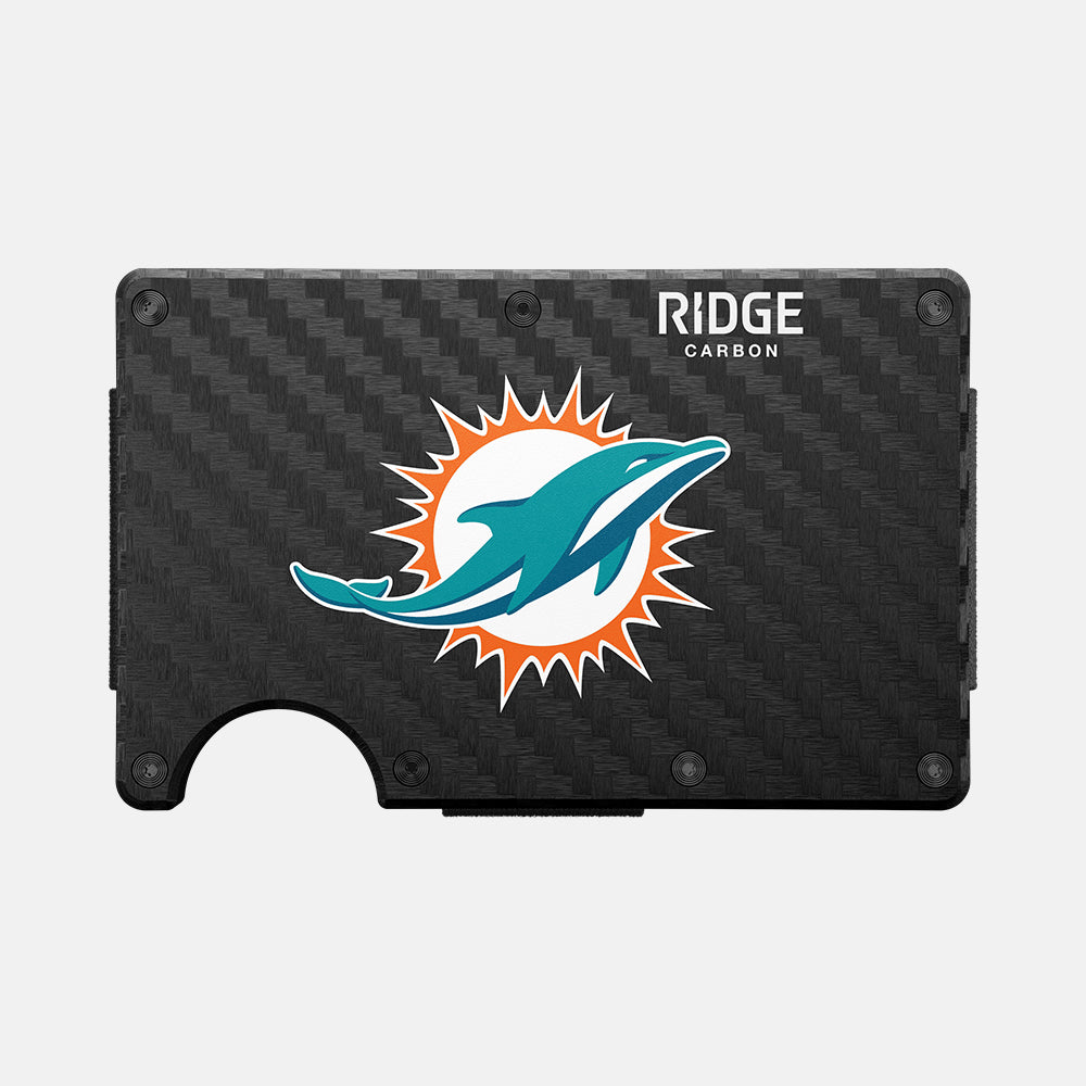 Miami Dolphins Carbon Fiber 3K Daily Driver Kit - Perfect for NFL Fans, Car Enthusiasts & Gift Giving