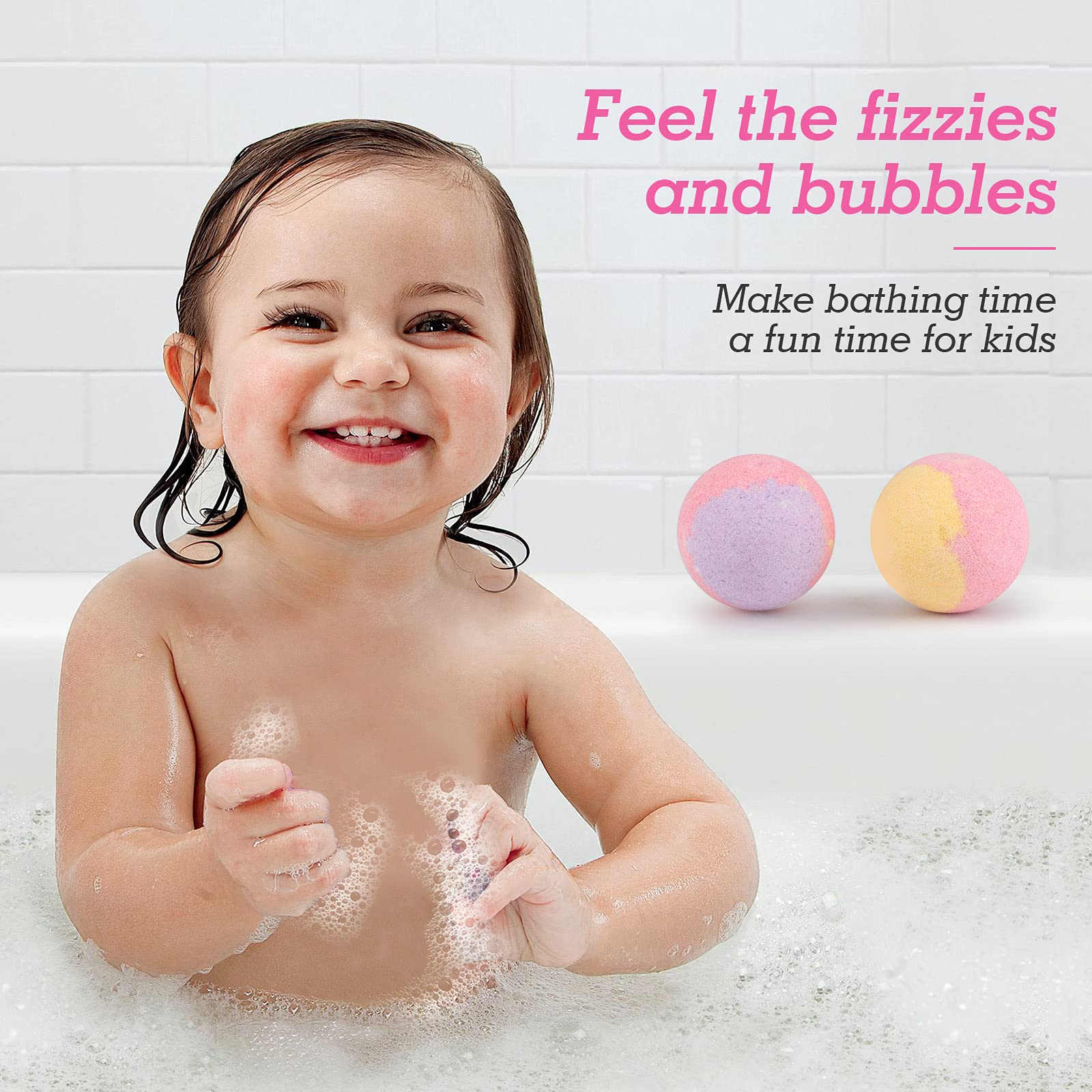 16Pcs Organic Bath Bombs Gift Set for Women - Relaxing Spa Birthday Christmas Gifts for Her - Perfect for Self-Care, Stress Relief & Romantic Bath Time