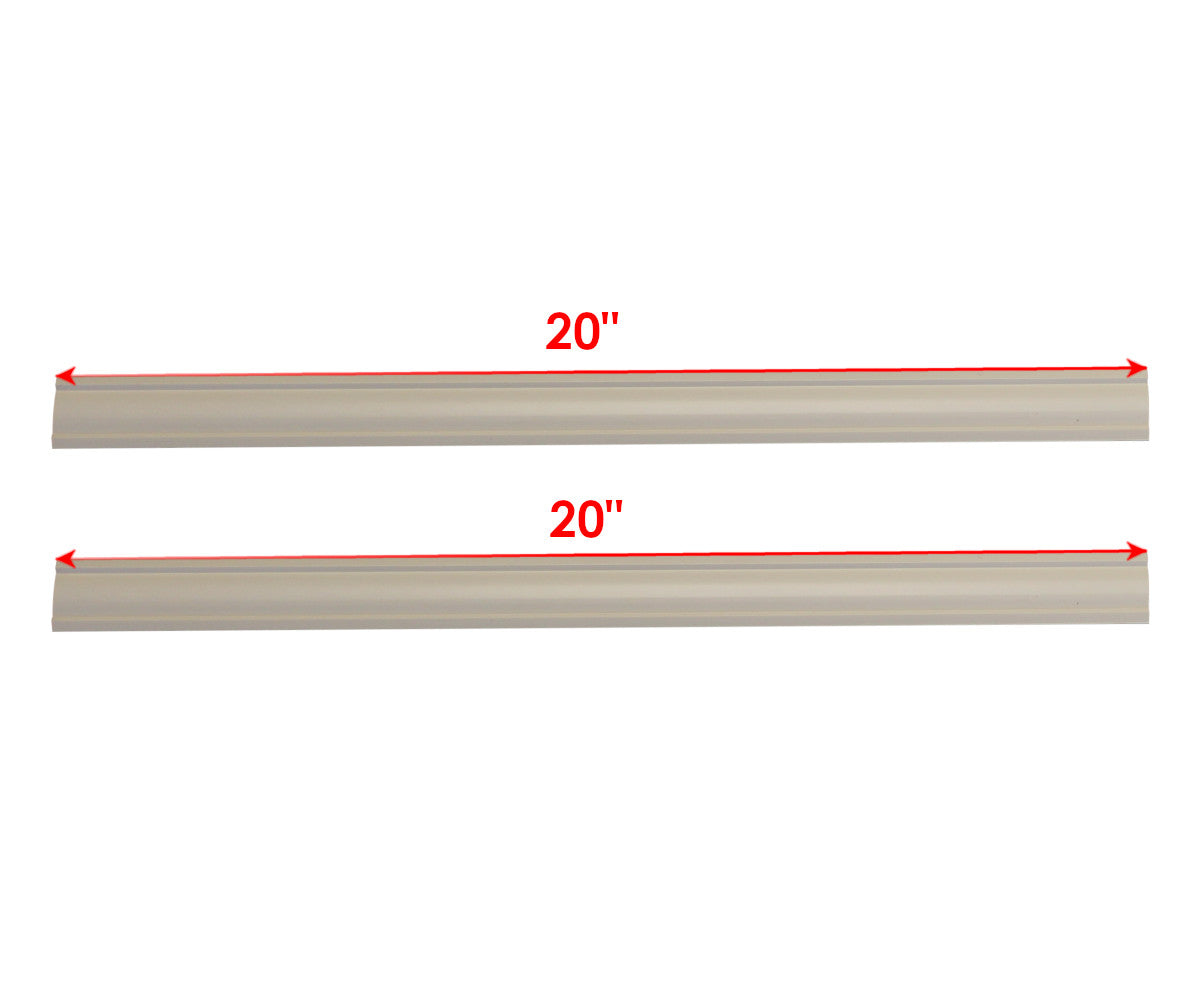 1W Corner Cord Cover White (2 Pack) - Cable Management Solution for Home & Office, Hide Wires Safely Under Desks & Along Walls