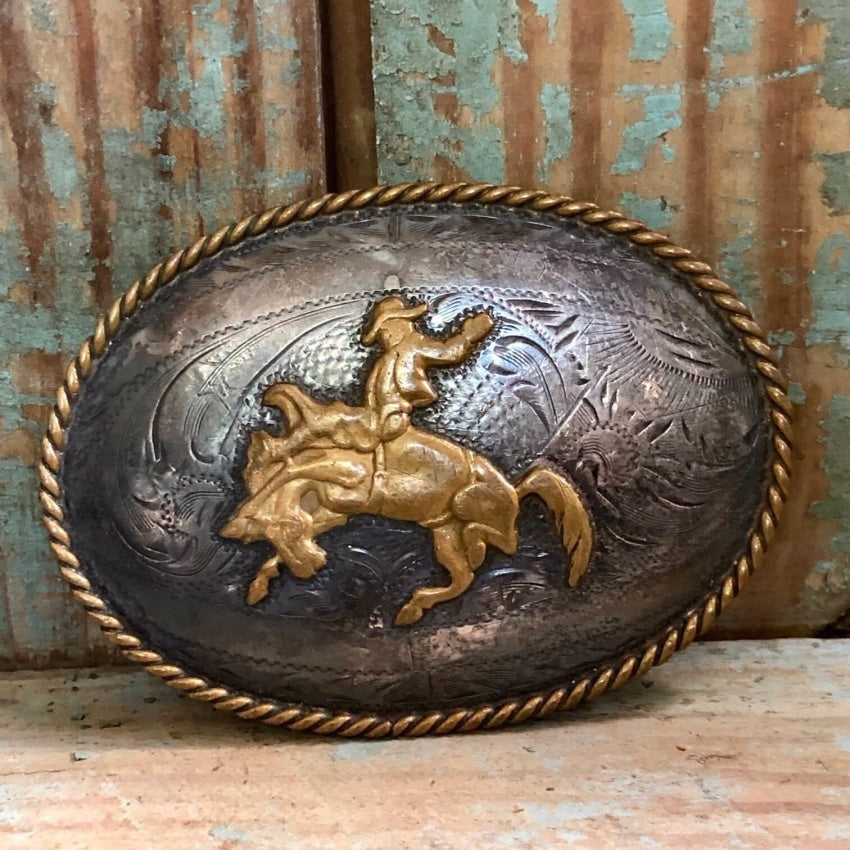 Vintage Tex Tan Western Cowboy Belt Buckle - Genuine Leather Strap - Classic Rodeo Style for Men & Women - Perfect for Country Music Festivals, Rodeo Events & Western Fashion Outfits