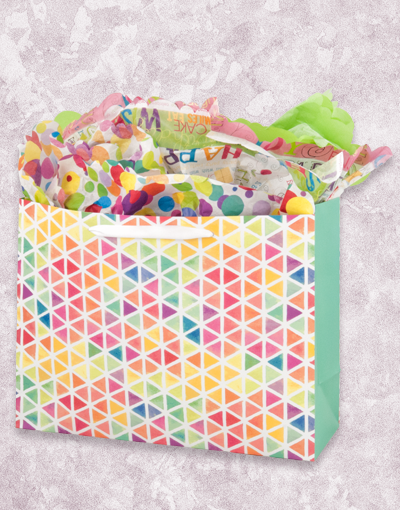 Facets (Market) Premium Gift Bags for Birthdays, Weddings & Holidays - Elegant Party Favor Bags for Special Occasions