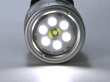 FIX NEO Premium 1000 DX SWII (Spot/Wide) LED Flashlight - High-Power Tactical Light for Outdoor, Camping, Hunting & Emergency Use