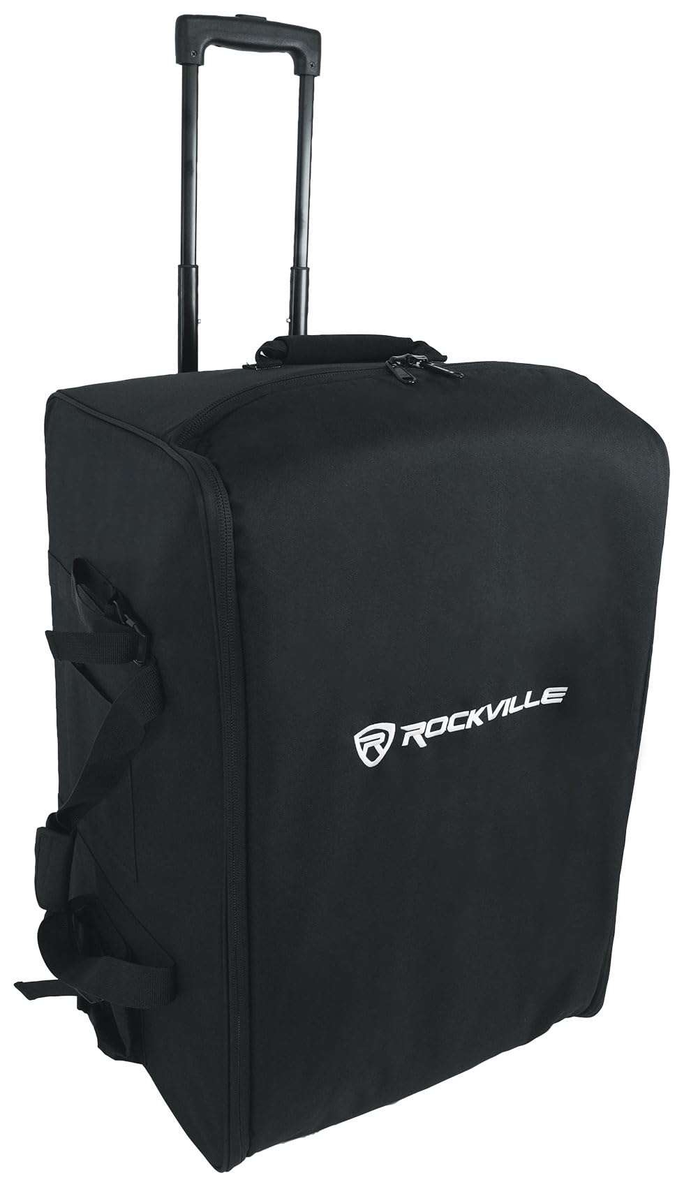 Rockville SB12 v2 Rolling DJ Speaker Bag with Wheels - Heavy Duty Travel Case for 12