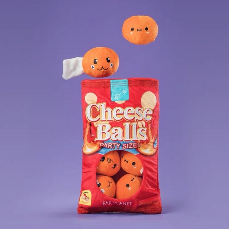 Ear Planet Cheese Balls Enrichment Toy for Small Pets - Fun Interactive Treat Dispenser for Hamsters, Guinea Pigs & Rabbits | Perfect for Cage Play & Mental Stimulation
