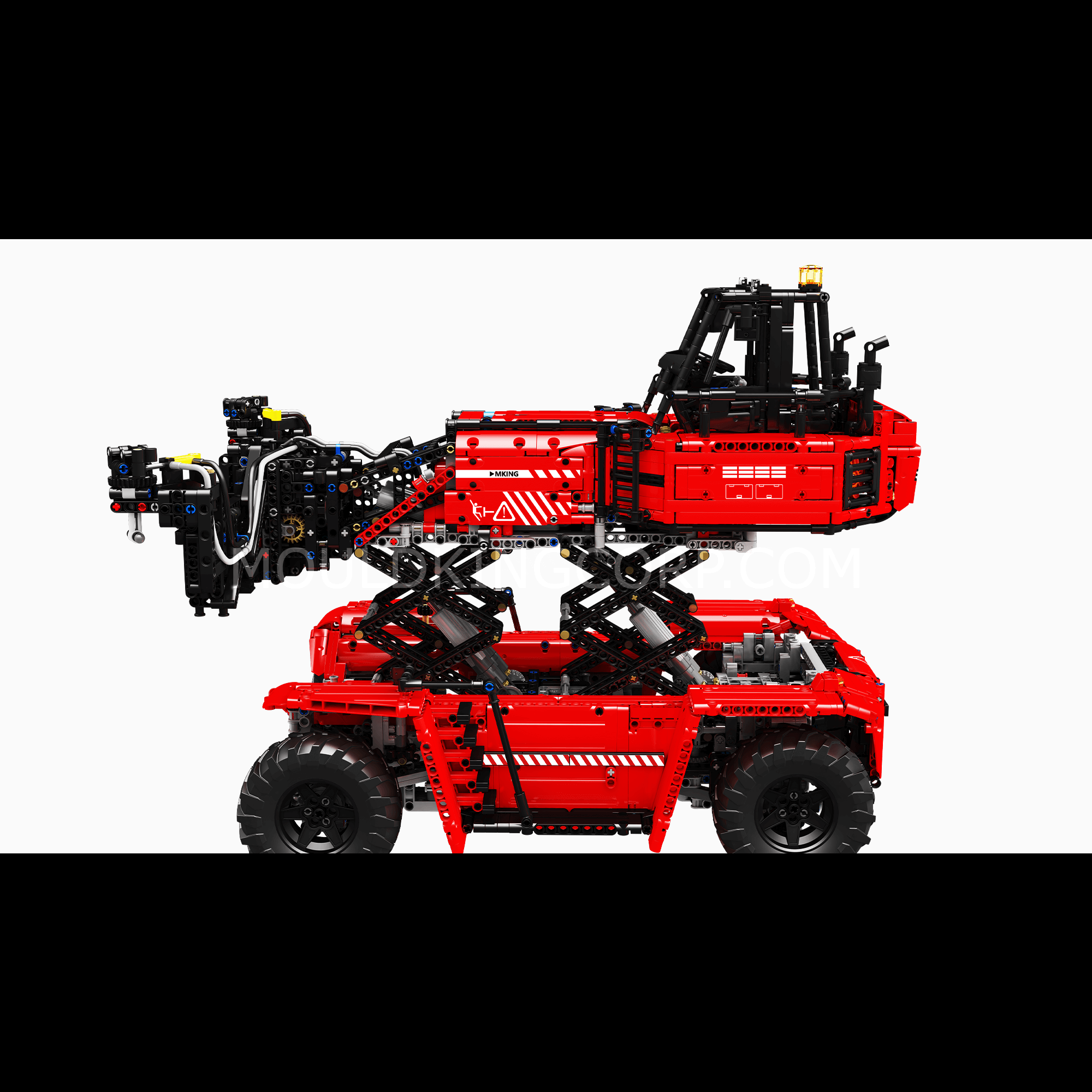 MOULD KING 17029/17030 Remote Control Forklift Building Blocks Set - 4,878 Pieces STEM Toy for Adults & Kids | Construction Vehicle Model for Collectors, DIY Engineering Projects & Educational Play