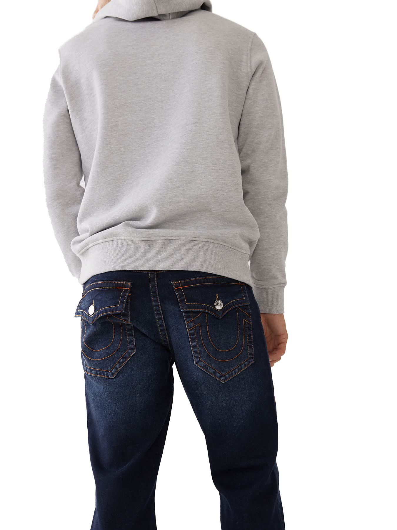 True Religion Men's Ricky Straight Leg Jeans - Classic Denim Pants for Casual Wear & Street Style | Perfect for Everyday Outfits, Dating & Night Out