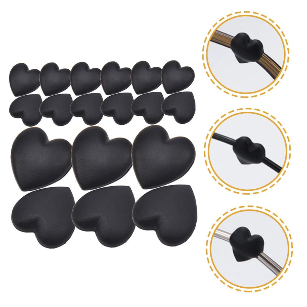 Minkissy 32 Pairs Non-Slip Glasses Ear Grips - Anti-Slide Eyeglass Holders, Soft Silicone Ear Hooks for Small Frames - Perfect for Reading, Sports & Daily Wear Accessories