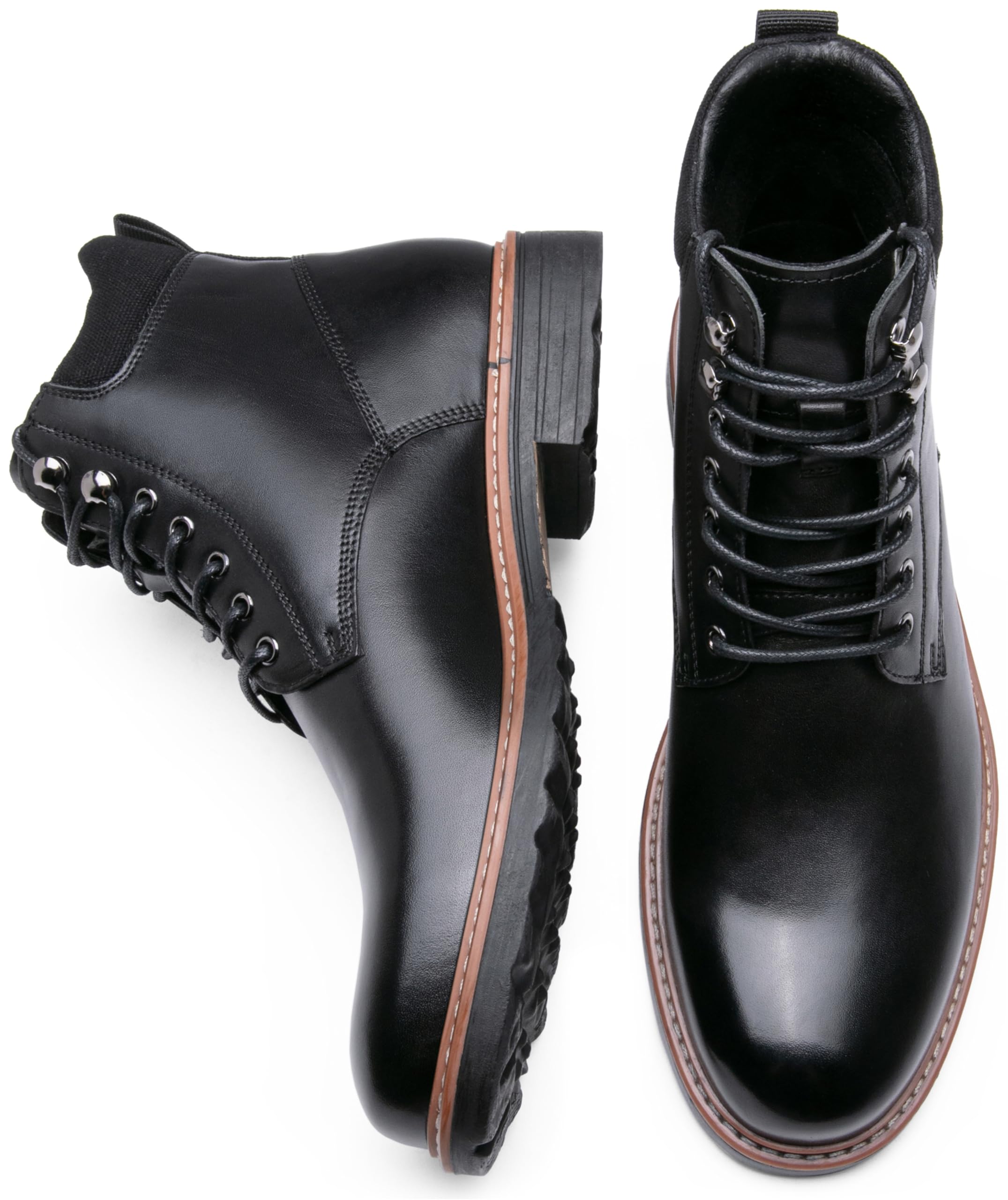 Premium Men's Leather Dress Boots - Formal Chukka Boots for Business & Office Wear | Comfortable & Stylish Men's Boots for Work, Weddings & Professional Occasions