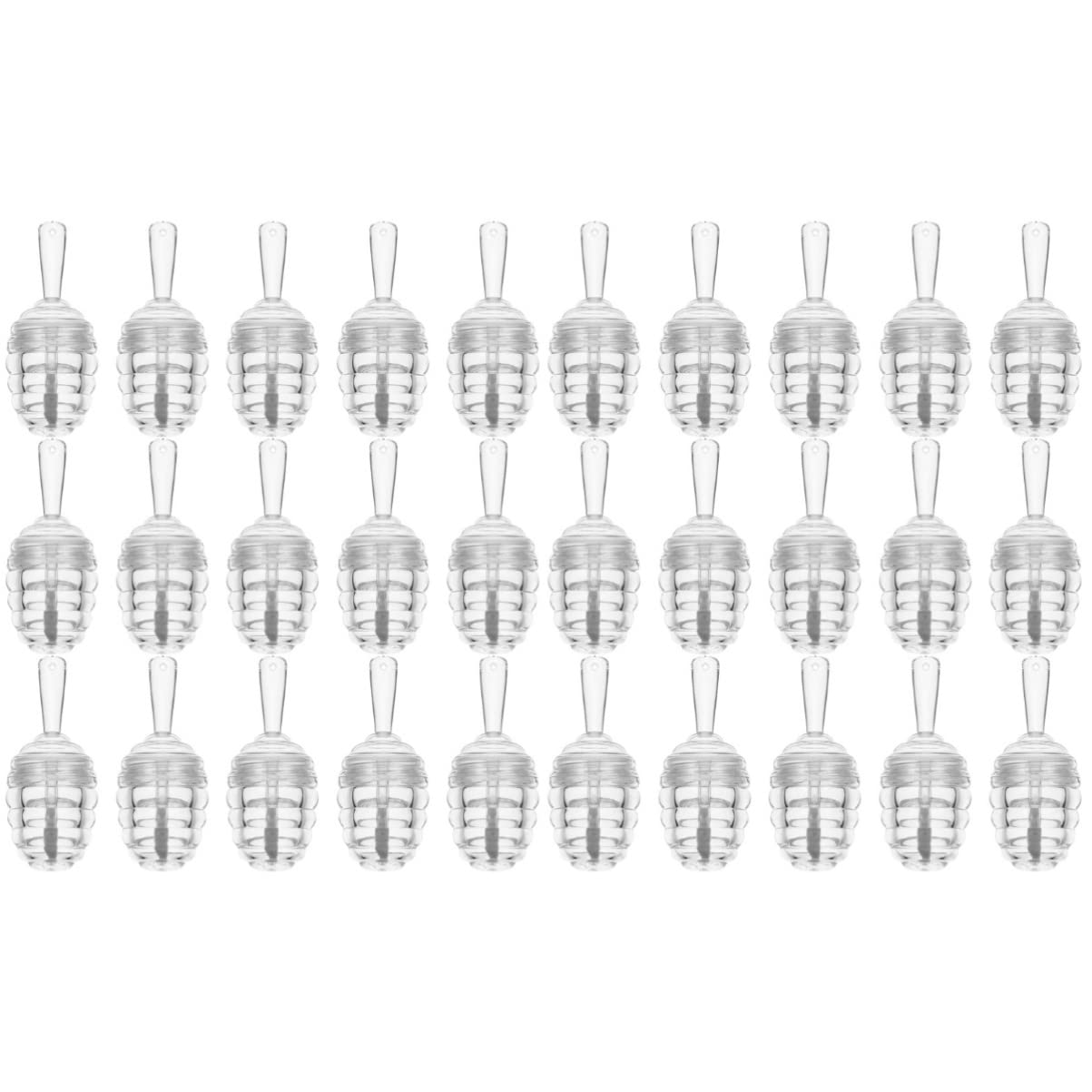30 Pcs Clear Honeycomb Lip Gloss Empty Tubes - DIY Lip Balm Containers for Homemade Lip Glaze & Cosmetics | Perfect for DIY Beauty, Travel, Gifts & Makeup Kits