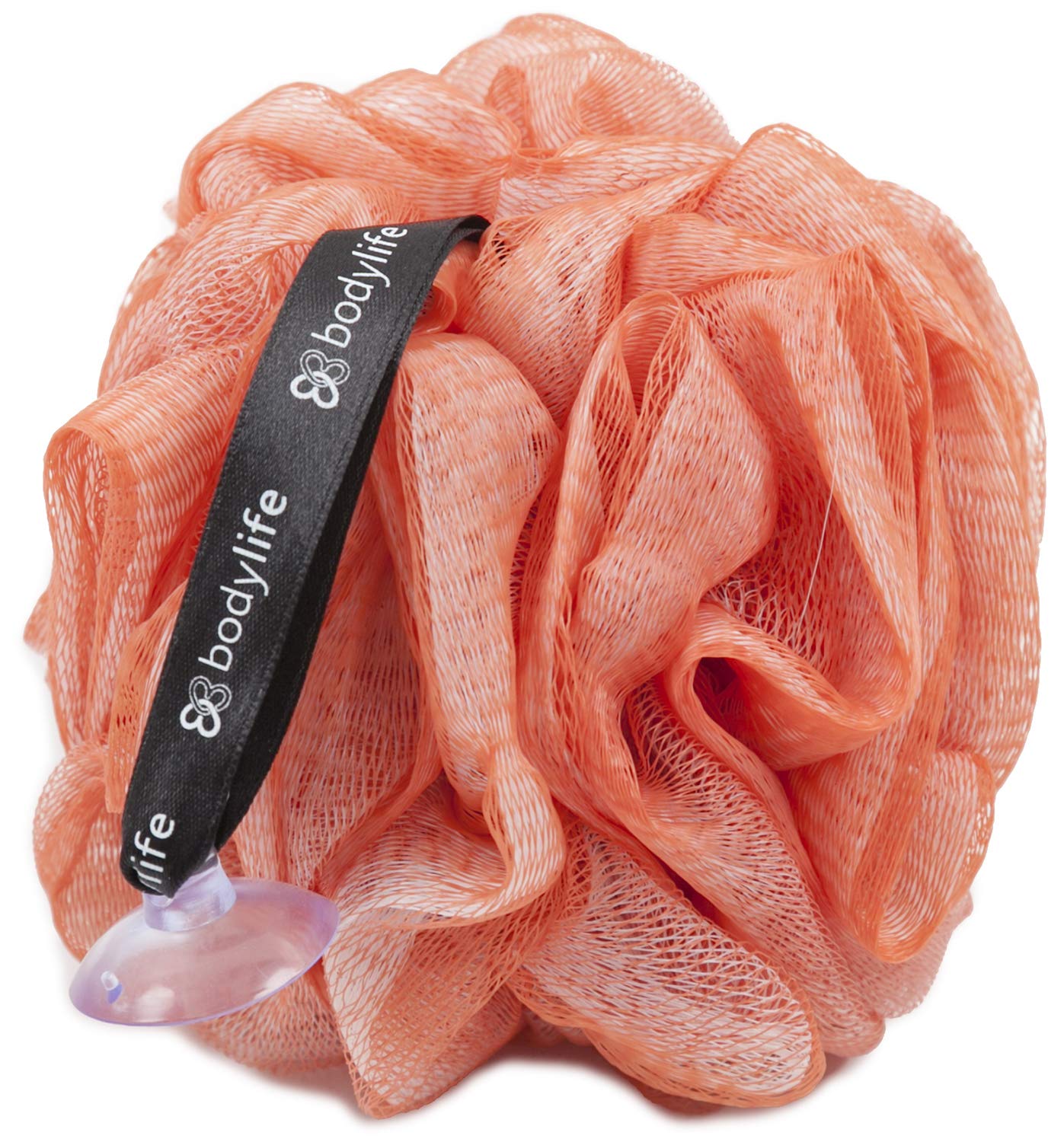 Bodylife Exfoliating Bath & Shower Body Buffer Puff - Copper & White 55g for Smooth Skin | Perfect for Spa, Daily Cleansing & Gift Giving