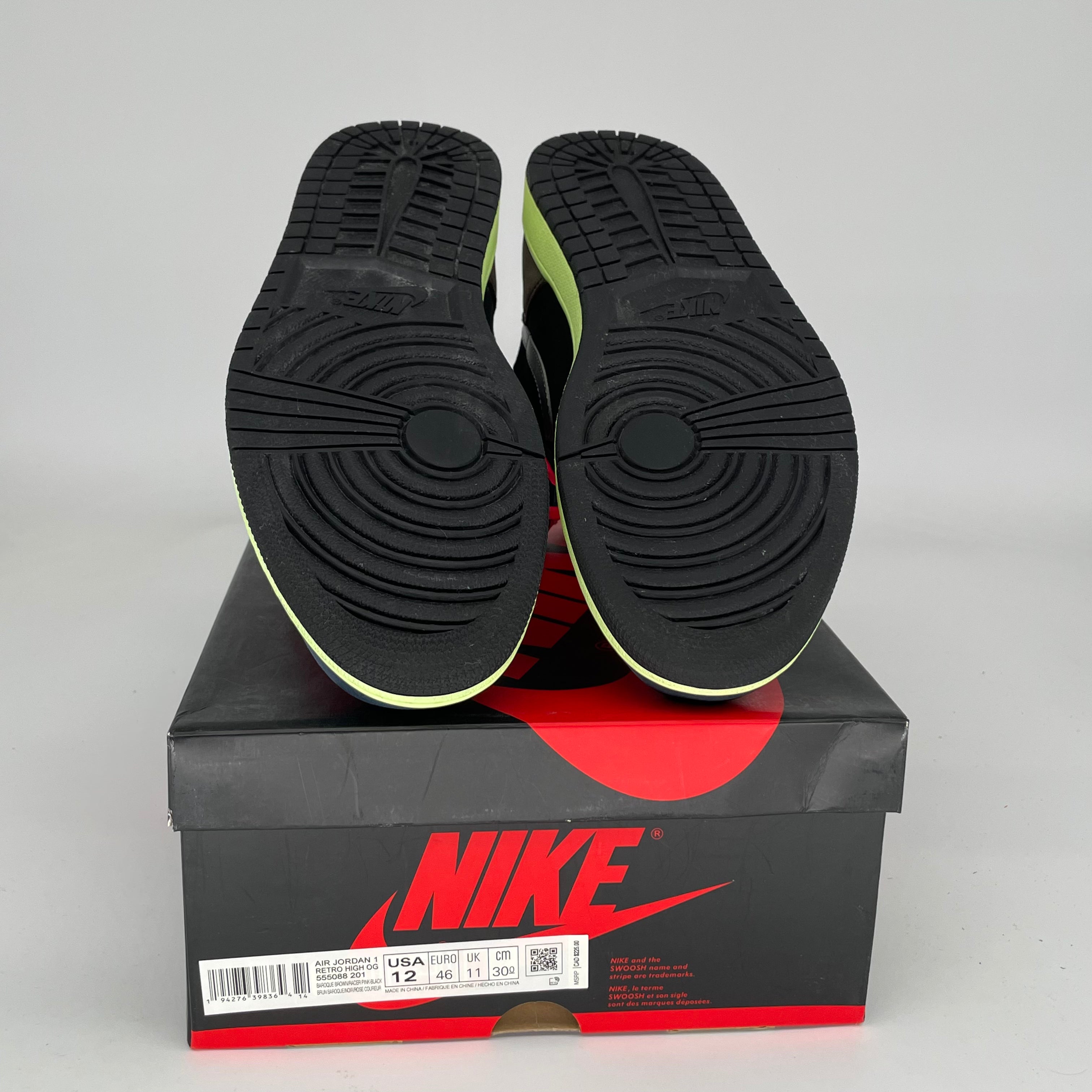 AIR JORDAN 1 BIO HACK Men's Basketball Shoes Size 12 - Retro High OG Style 555088-201 | Perfect for Streetwear Fashion & Sneaker Collectors