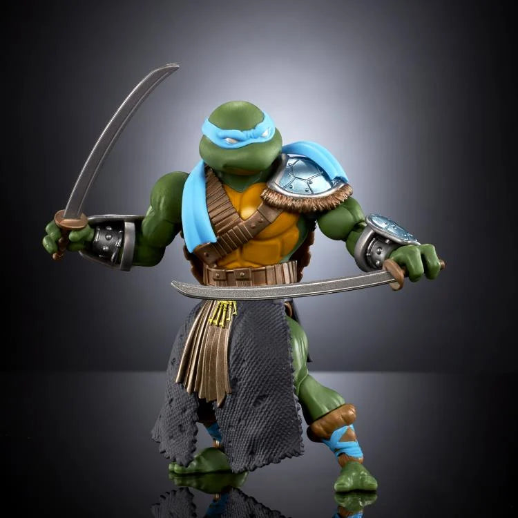Masters of the Universe Origins Turtles of Grayskull Stealth Armor Leonardo Action Figure - Collectible Toy for Fans & Display, Perfect for Play, Gifts, and Nostalgic TMNT Collections