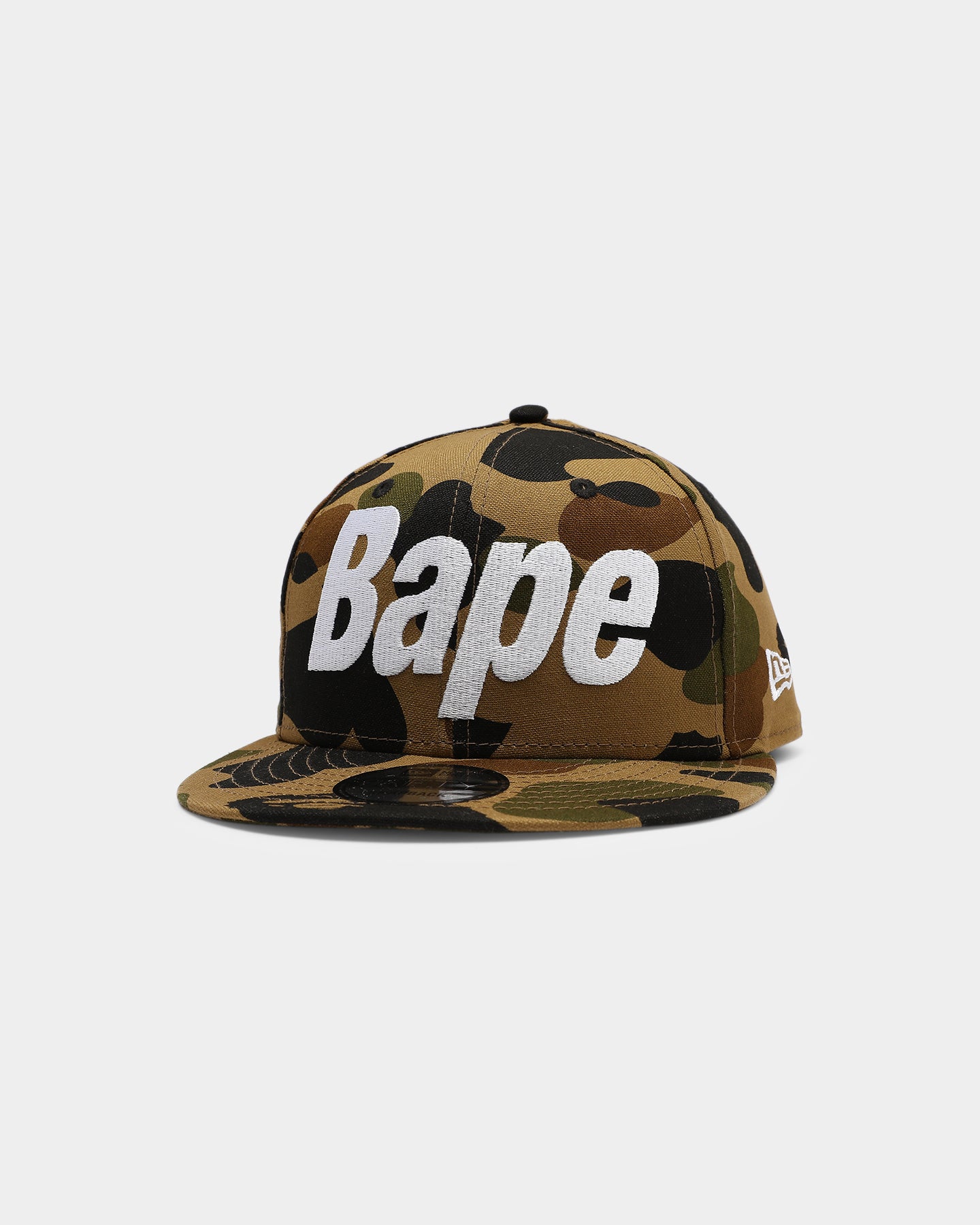 Bape X New Era 1st Camo 9FIFTY Snapback Hat - Green Camouflage Baseball Cap for Men & Women - Perfect for Streetwear Fashion and Hip Hop Style