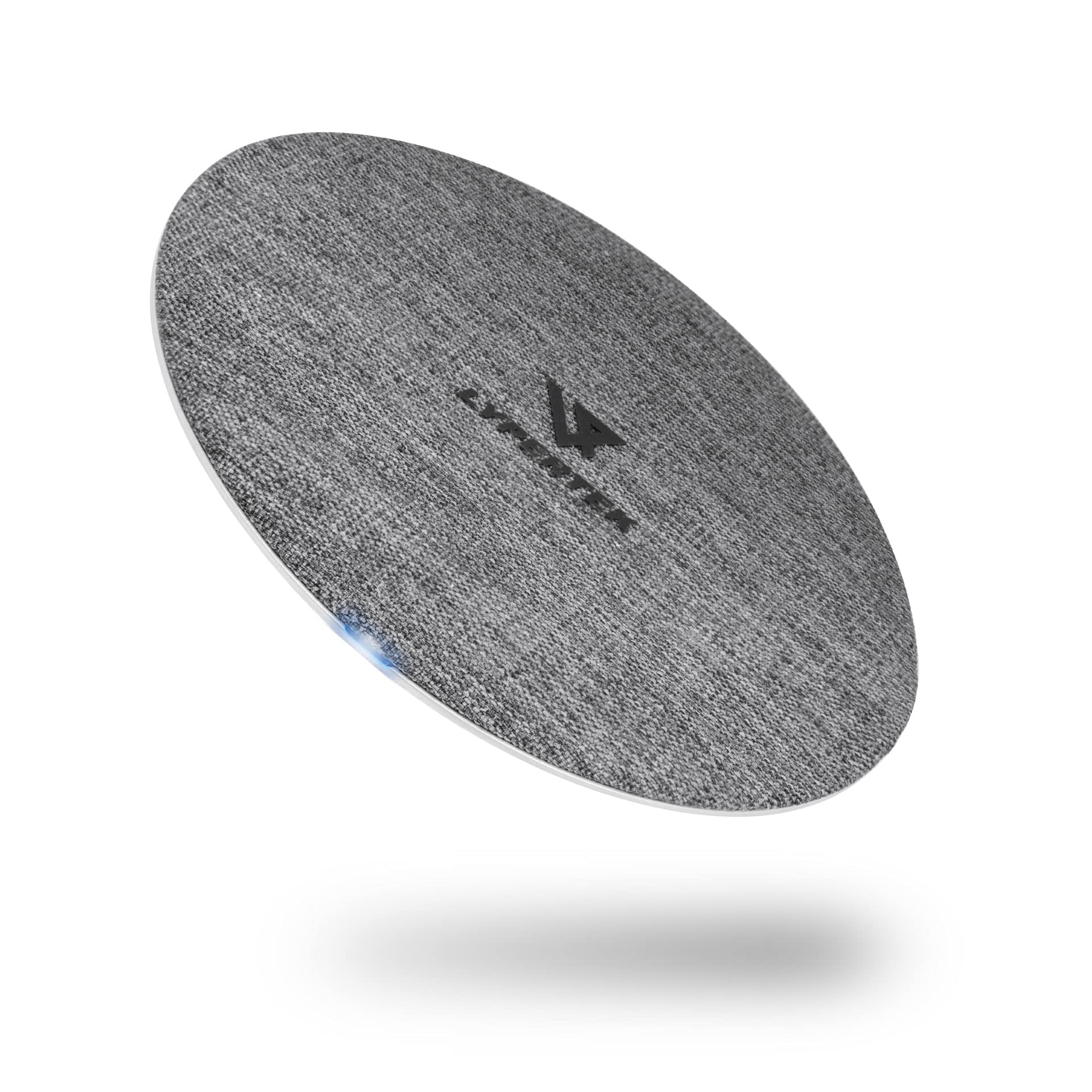 Lypertek Super Slim Qi-Certified 15W Fast Wireless Charging Pad - Compatible with iPhone, Samsung, AirPods, Smartwatches & More | Rapid Charging for Home, Office & Travel Use