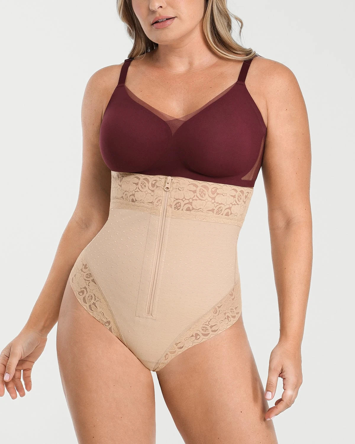 AirSlim® Mid Rise Polka Dot Shaping Panty - High Waist Tummy Control Underwear for Women | Perfect for Everyday Wear, Workouts & Special Occasions