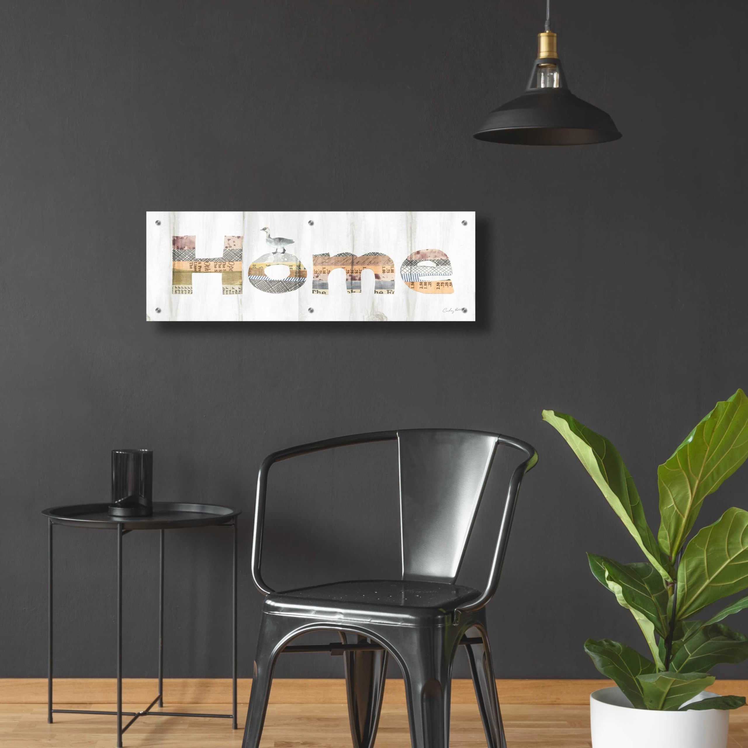 Farm Family III by Courtney Prahl - 36x12 Inch Acrylic Glass Wall Art Painting - Modern Home Decor for Living Room, Bedroom & Office