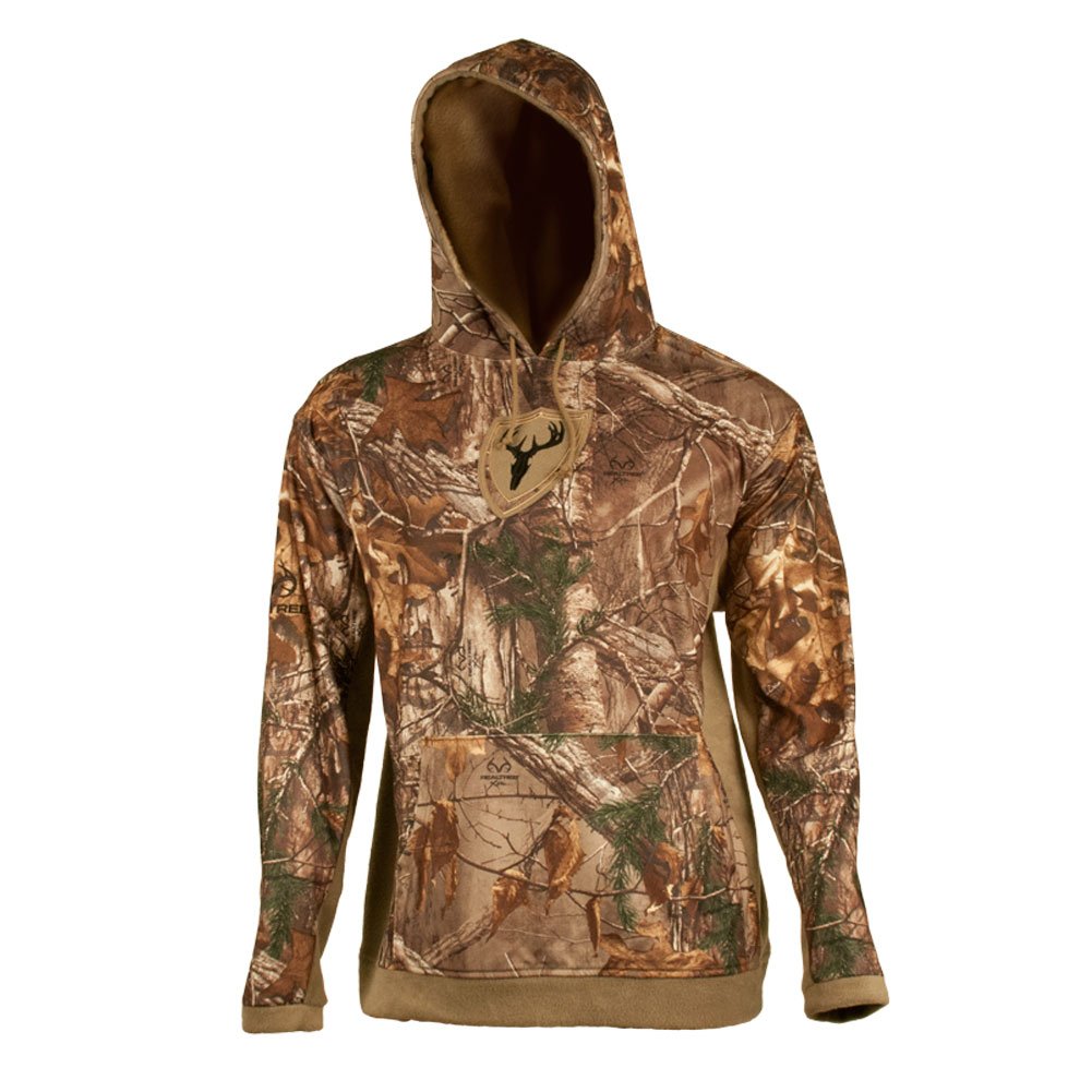 ScentBlocker RT Fleece Hoody - Camo Hunting Jacket for Men, Warm Windproof Winter Outerwear (Ideal for Deer Hunting, Outdoor Adventures & Cold Weather Activities)