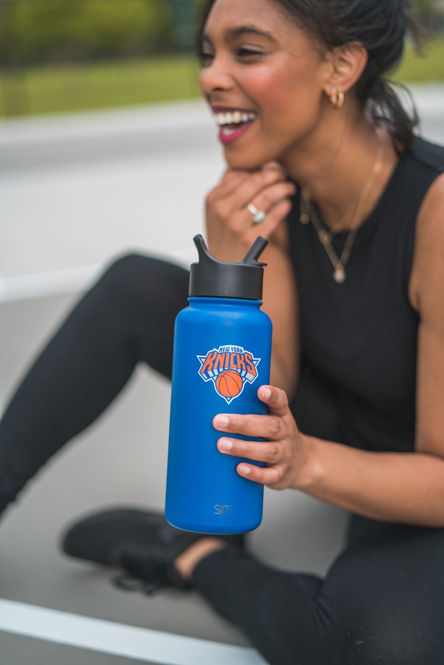 NBA Summit 32oz Water Bottle with Straw Lid - Leakproof & Insulated for Sports, Gym & Outdoor Activities