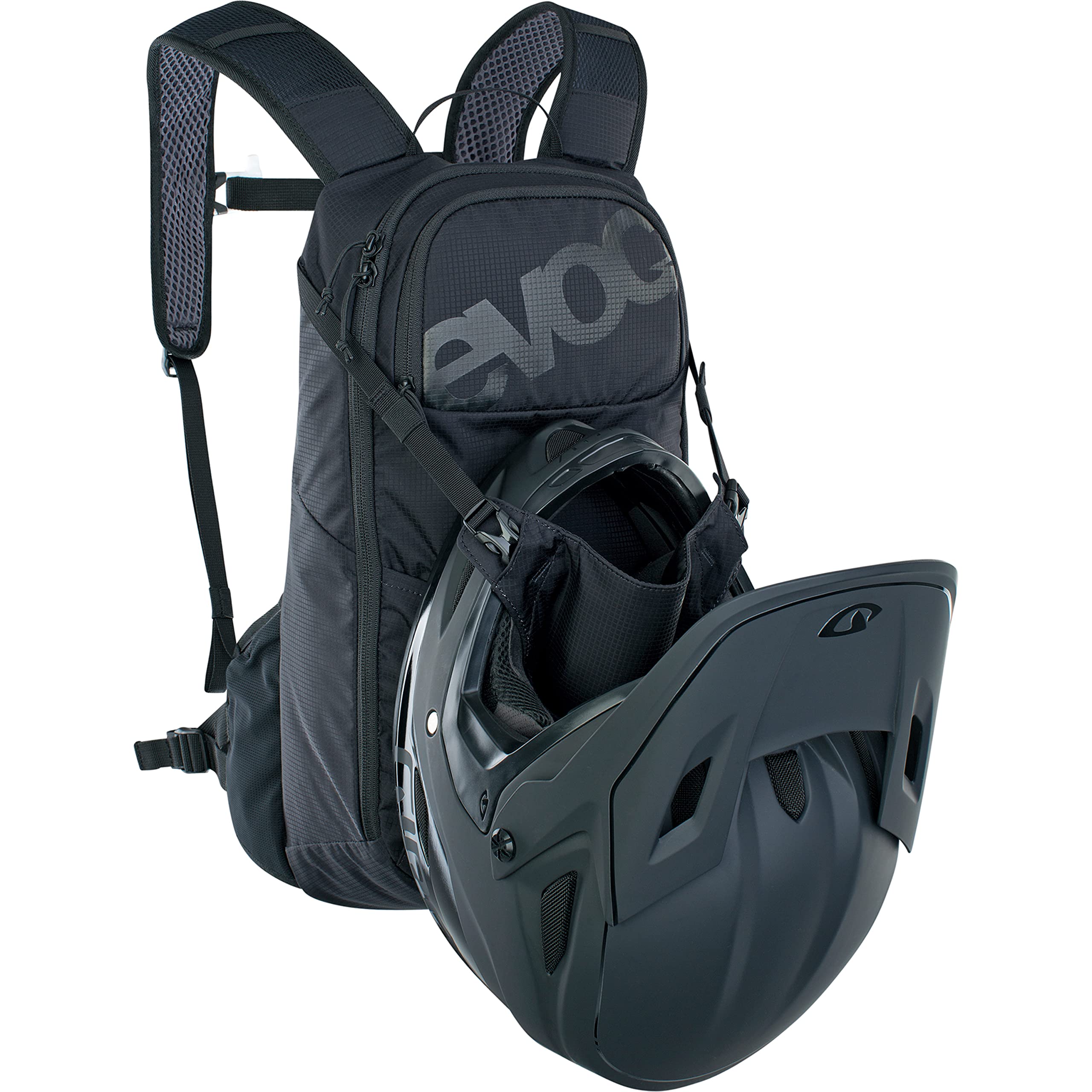 Evoc Modern Black One Size Backpack - Lightweight Durable Travel & Hiking Daypack for Men & Women - Perfect for Outdoor Adventures, Commuting & Daily Use