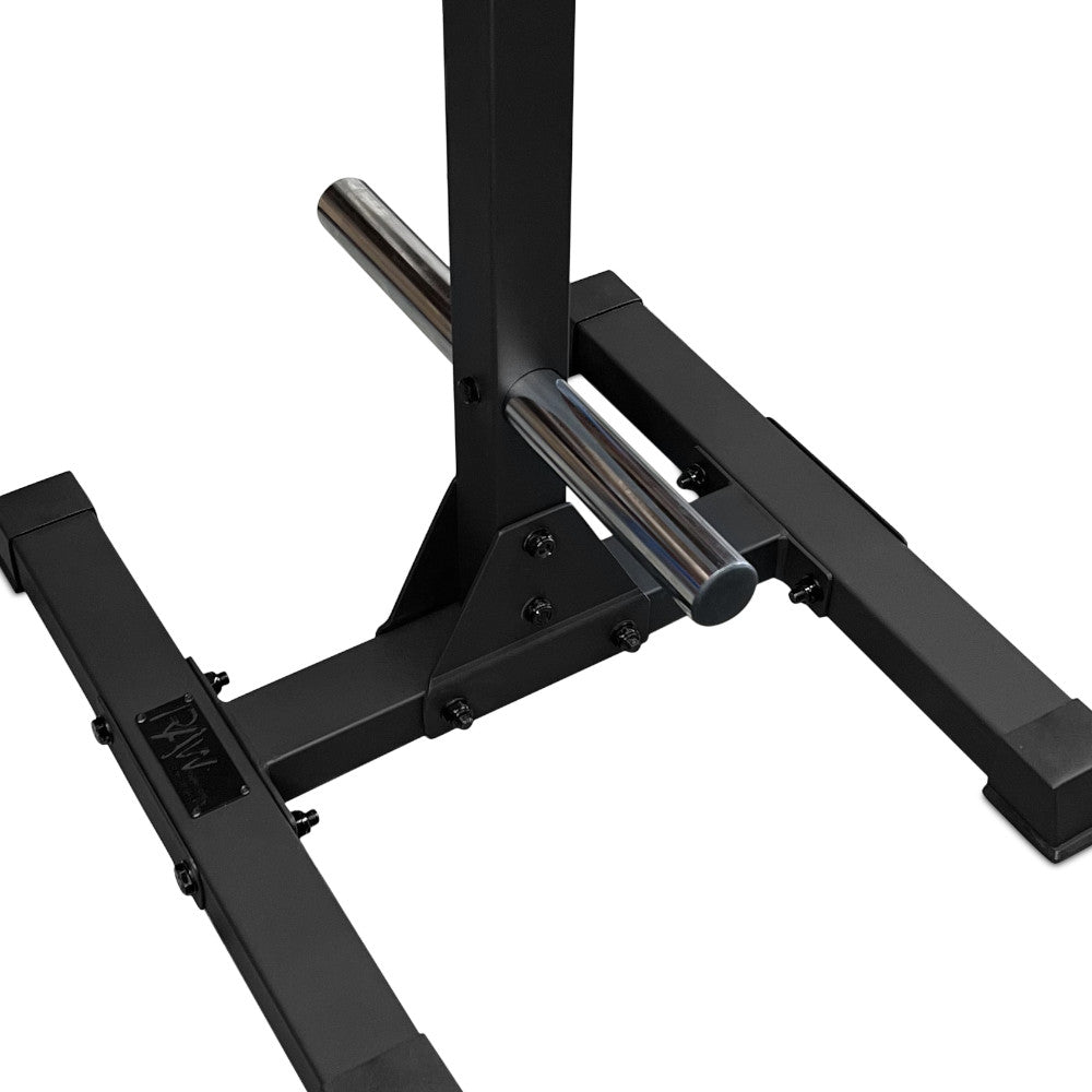 Olympic Bumper Plate Storage Rack Tree - Heavy Duty Weight Plate Organizer for Home & Commercial Gyms - Perfect for CrossFit, Powerlifting & Strength Training Workouts