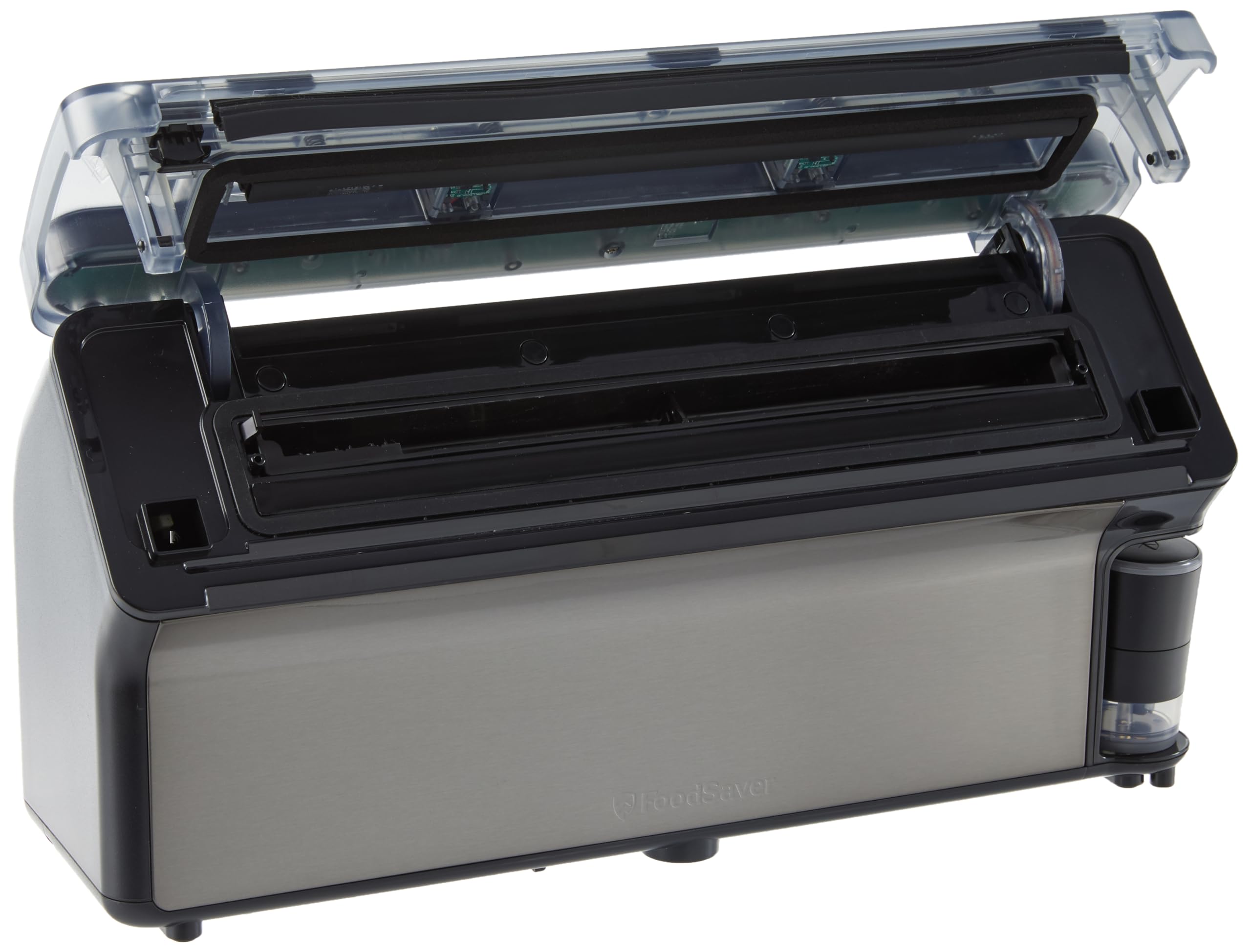 FoodSaver® Elite All-in-One Liquid+™ Vacuum Sealer Machine with Bags, Rolls & Accessories - Dark Stainless Steel | Perfect for Meal Prep, Sous Vide & Food Storage