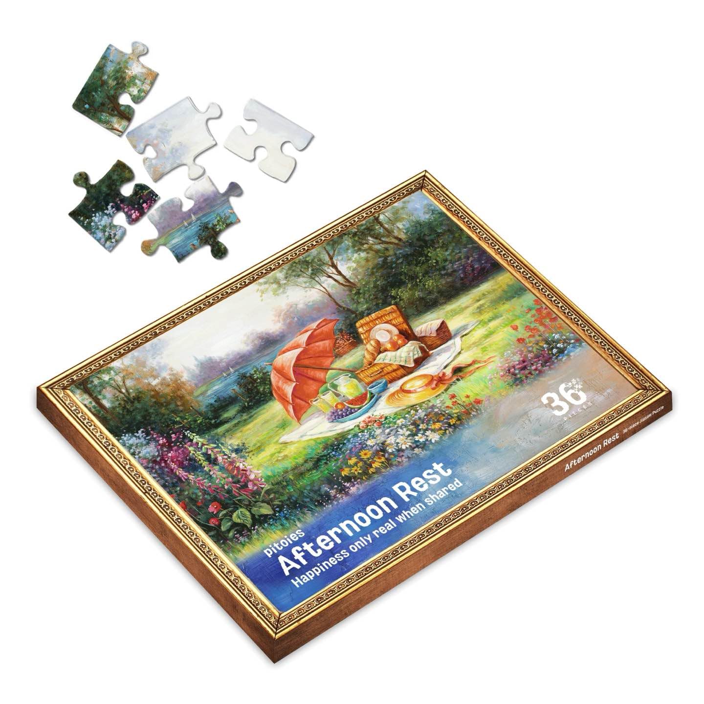 Dementia Puzzle for Alzheimer's Patients - 36 Large Piece Jigsaw Puzzle for Seniors with Memory Loss - Therapeutic Activity for Elderly Care & Afternoon Relaxation - Perfect for Nursing Homes, Adult Day Care & Home Use