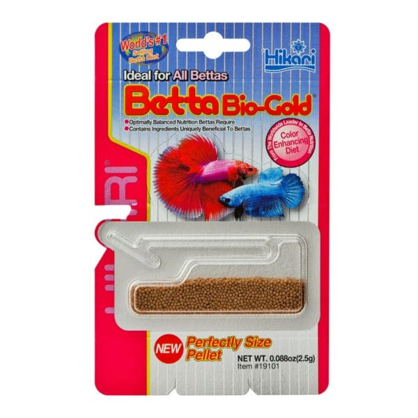 Hikari Tropical Betta Bio-Gold Fish Food - Premium Pellet Diet for Betta Fish Health & Color Enhancement - Ideal for Freshwater Aquariums & Fish Tanks