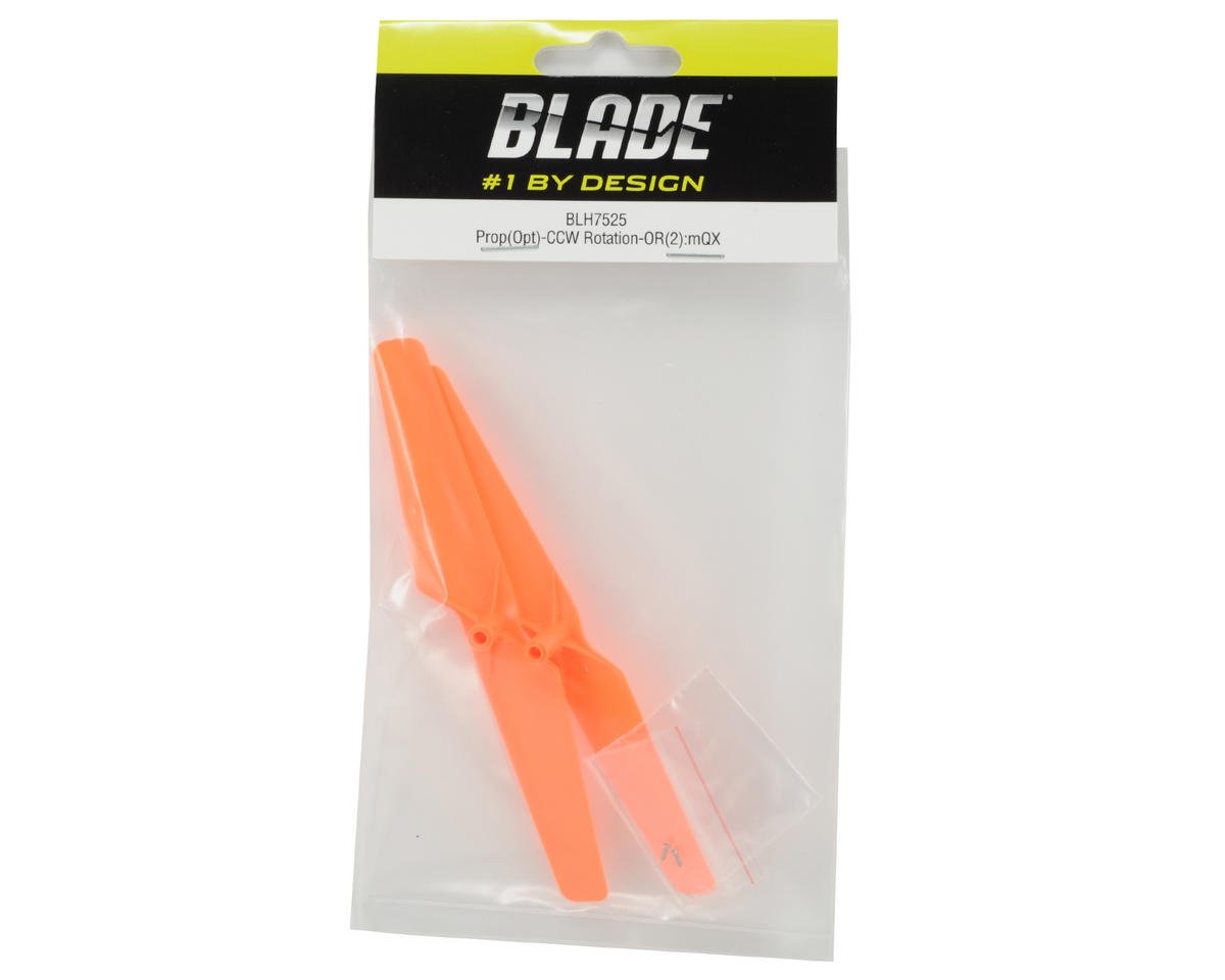 BLH7525 MQX CCW Rotation Propeller for Horizon Hobby Blade - Durable 2-Pack Orange Props - Perfect for RC Quadcopters & Drone Racing Accessories