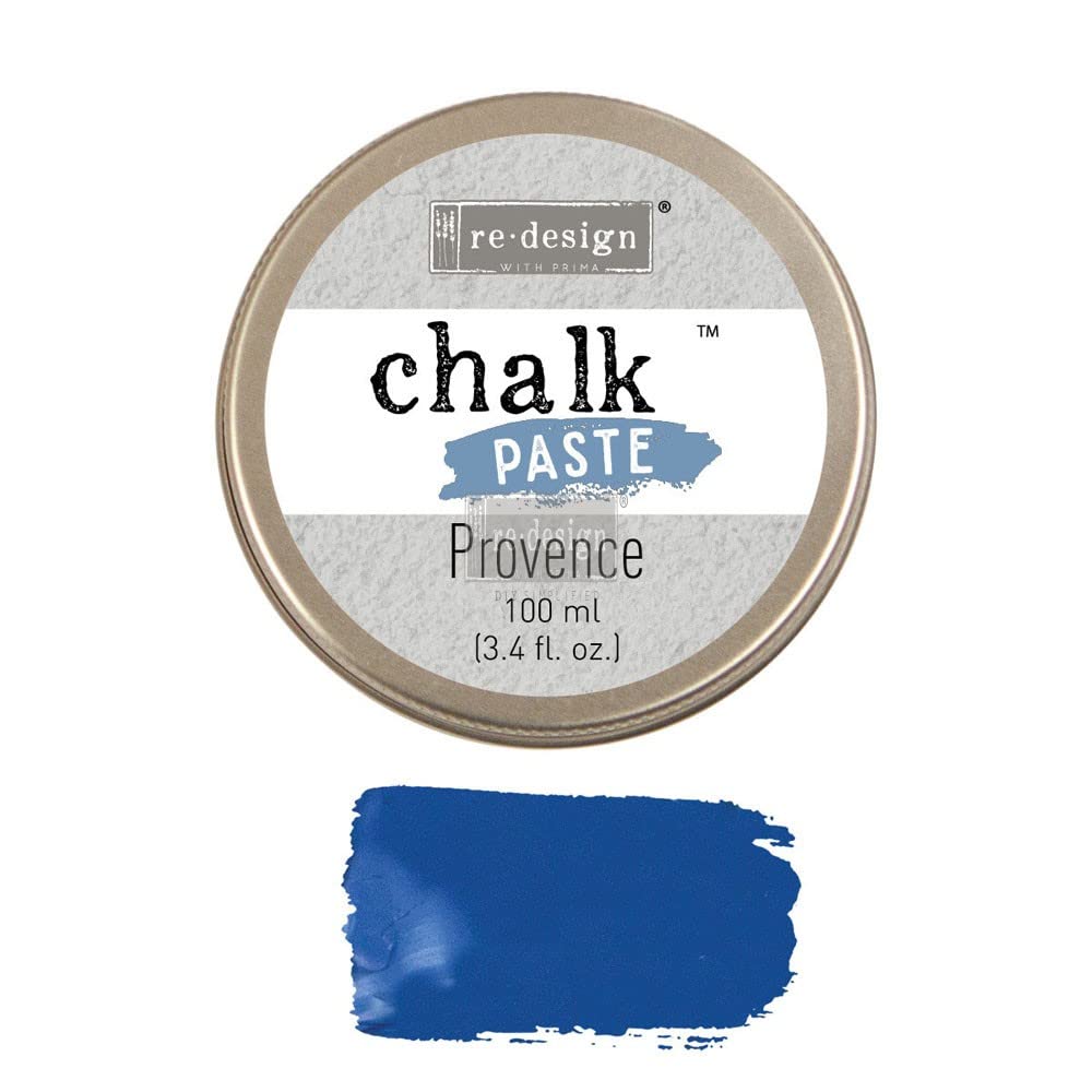 Prima Marketing Inc. 635329 Redesign Chalk Paste - Provence Color | Premium DIY Chalk Paint for Furniture, Home Decor & Craft Projects | Perfect for Upcycling, Vintage Finishes & Creative Artwork